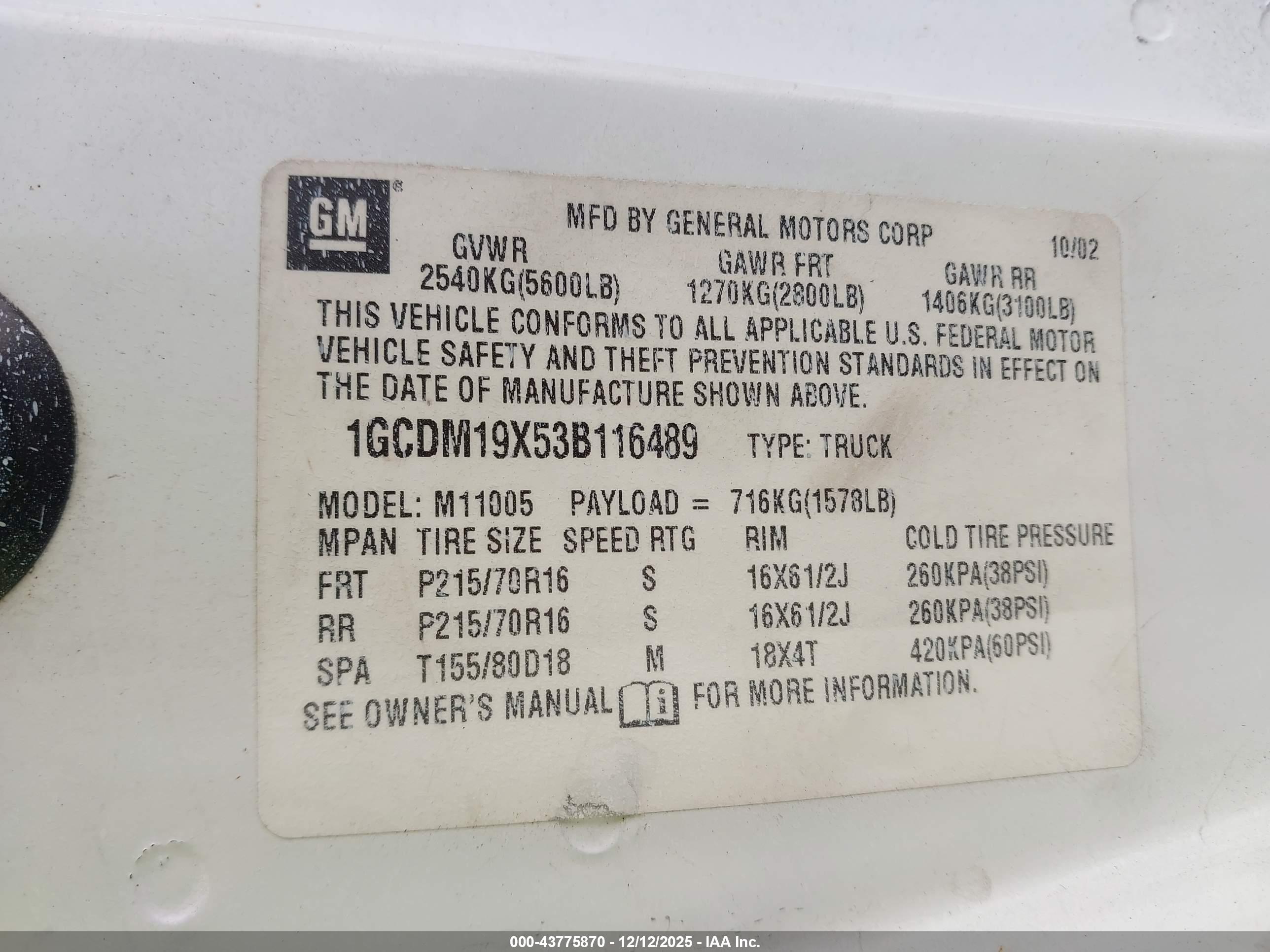 CHEVROLET ASTRO image 9