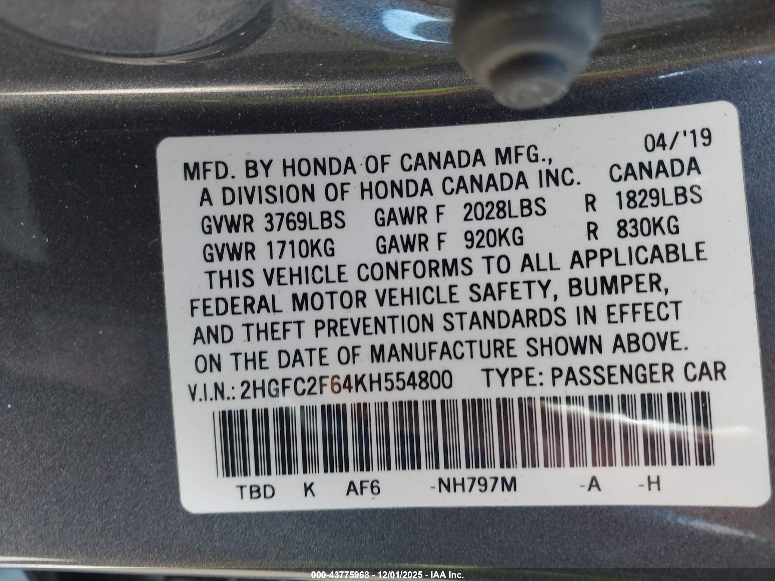 HONDA CIVIC image 9