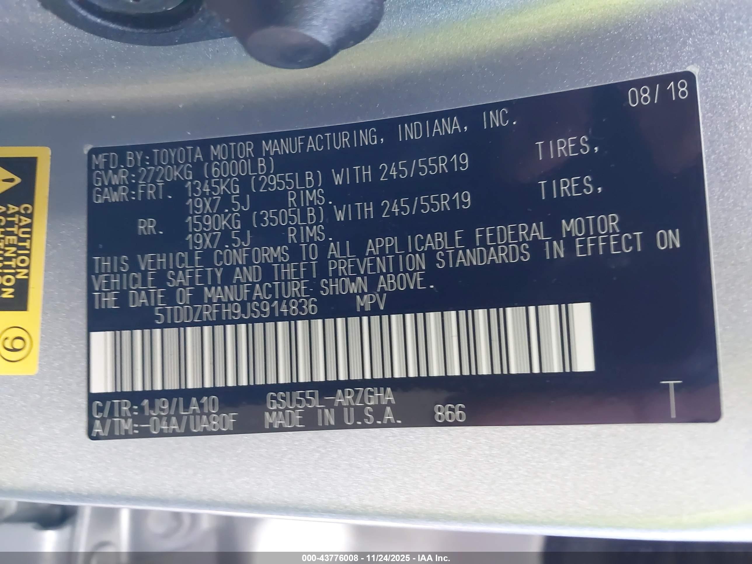 TOYOTA HIGHLANDER image 9