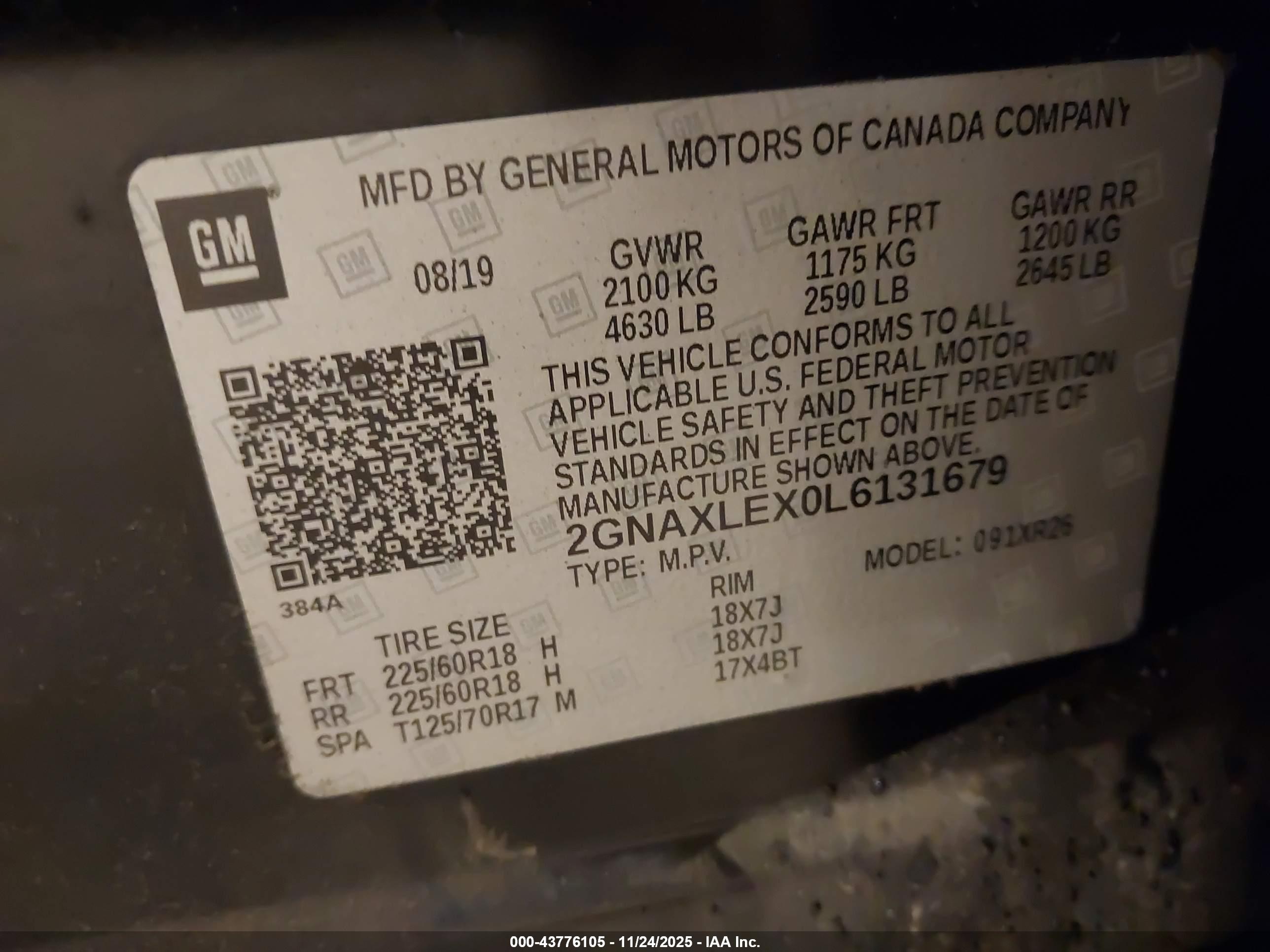 CHEVROLET EQUINOX image 9