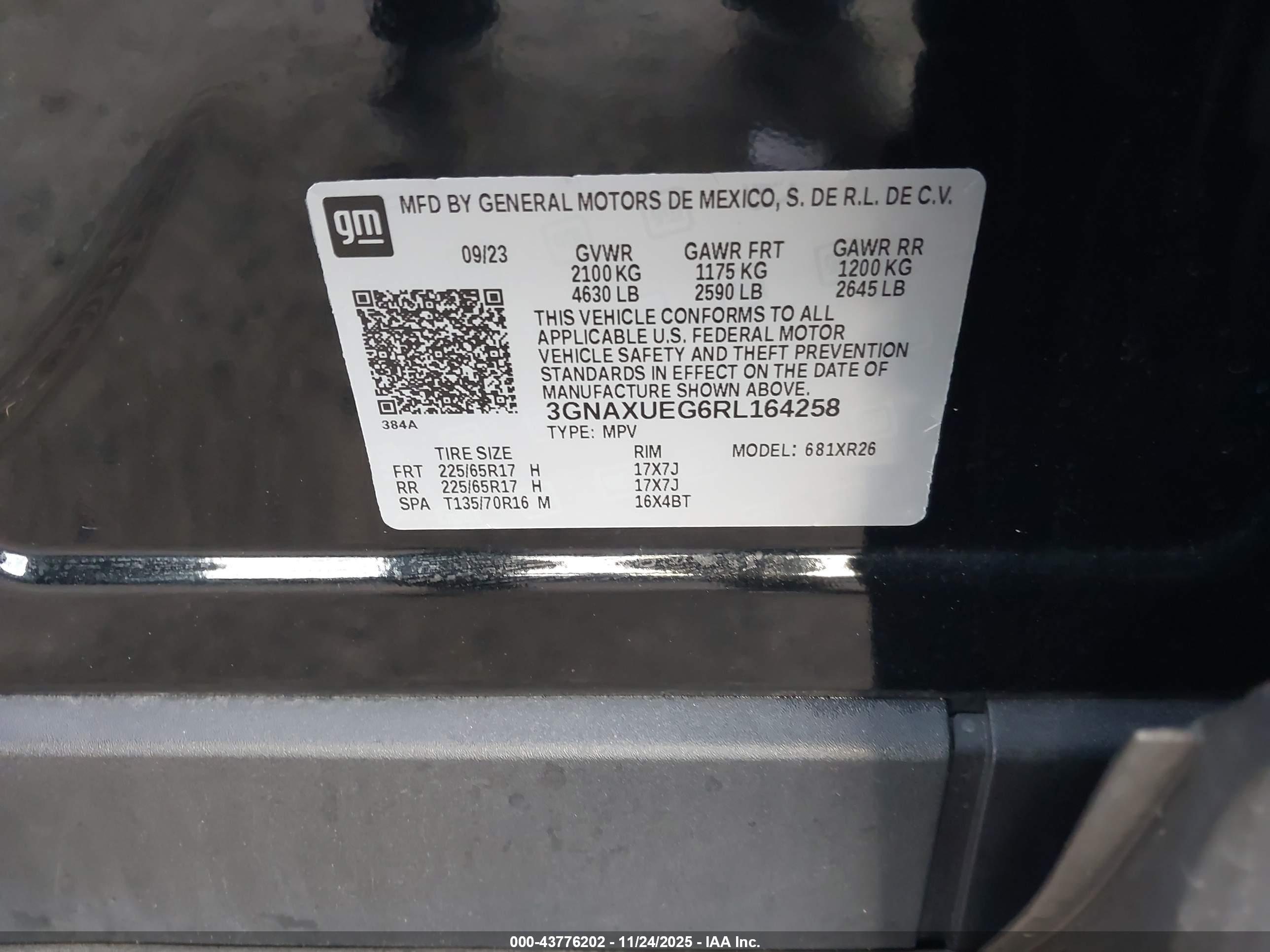 CHEVROLET EQUINOX image 9