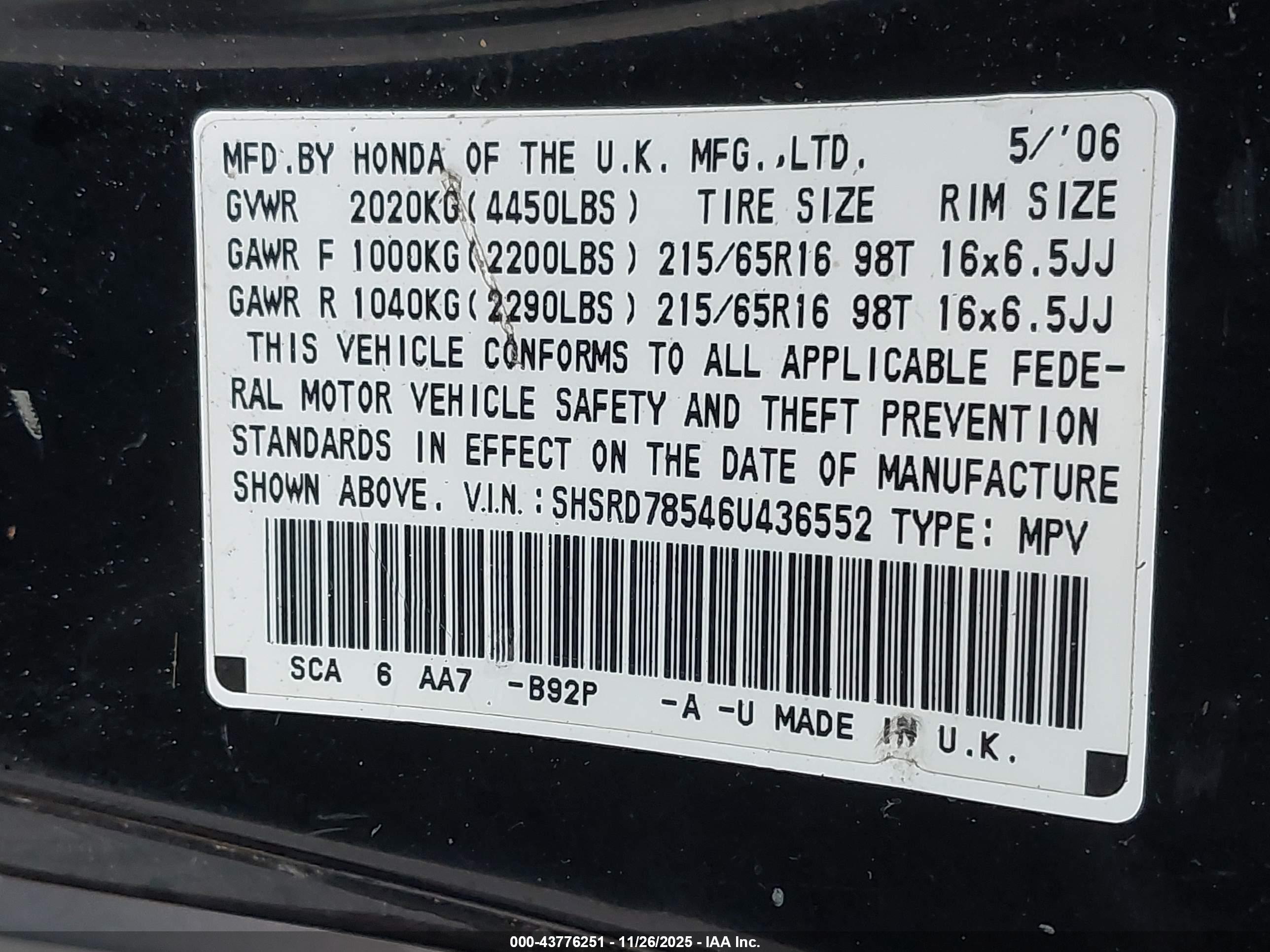 HONDA CR-V image 9