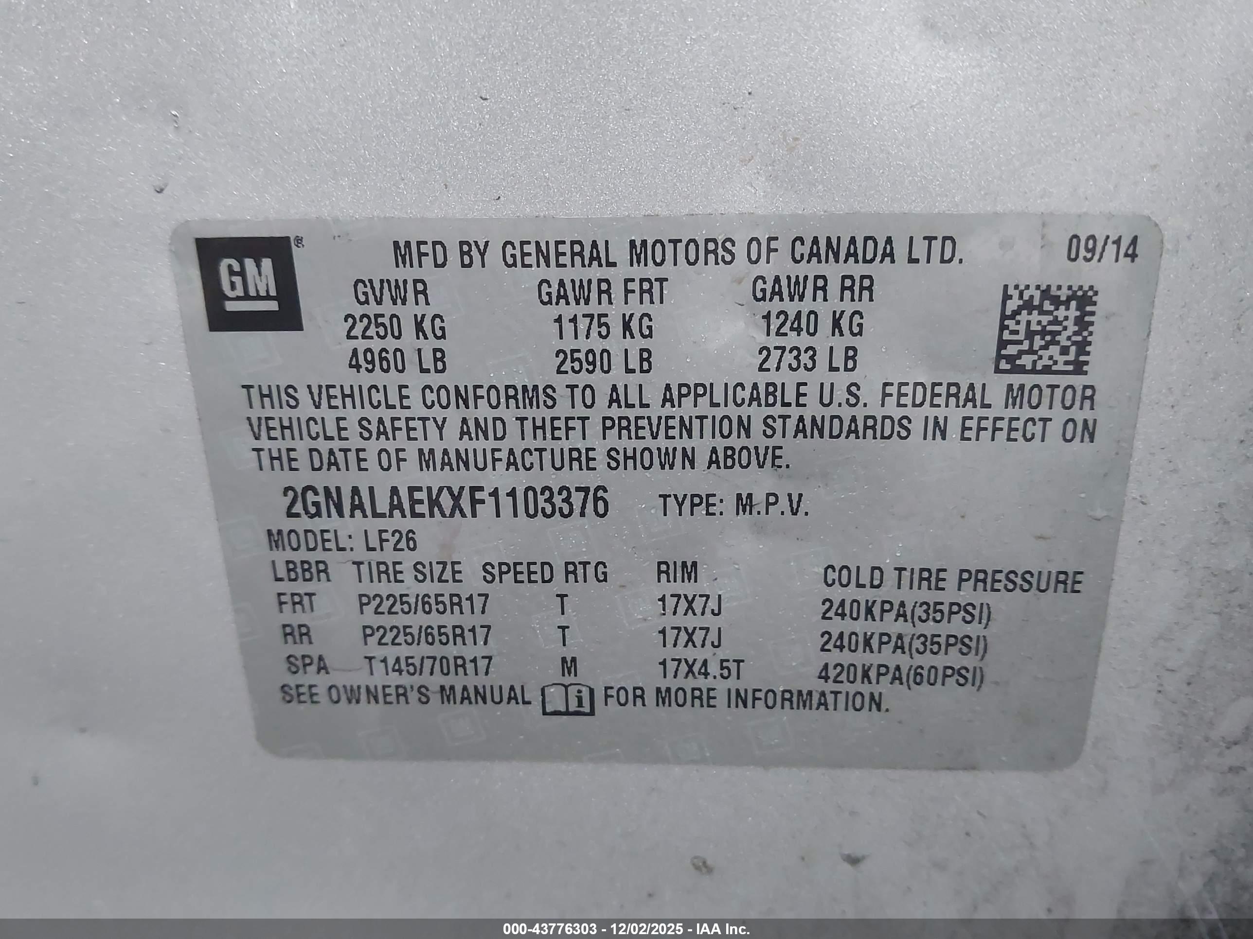 CHEVROLET EQUINOX image 9