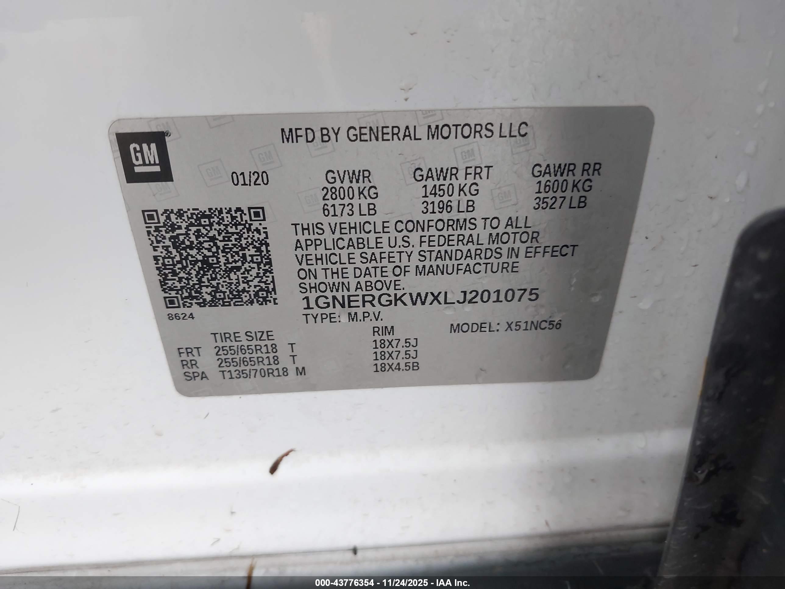 CHEVROLET TRAVERSE image 9