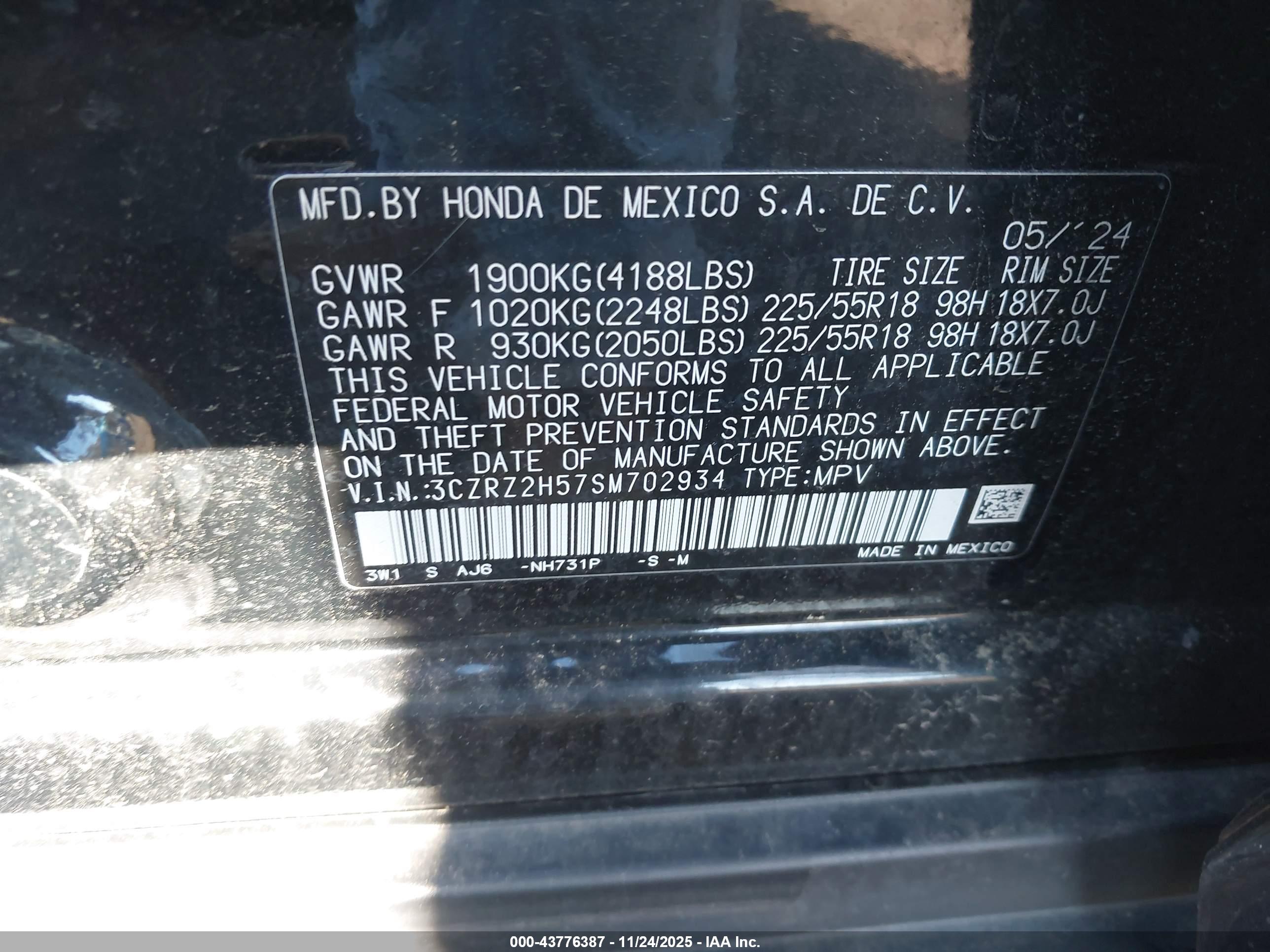 HONDA HR-V image 9