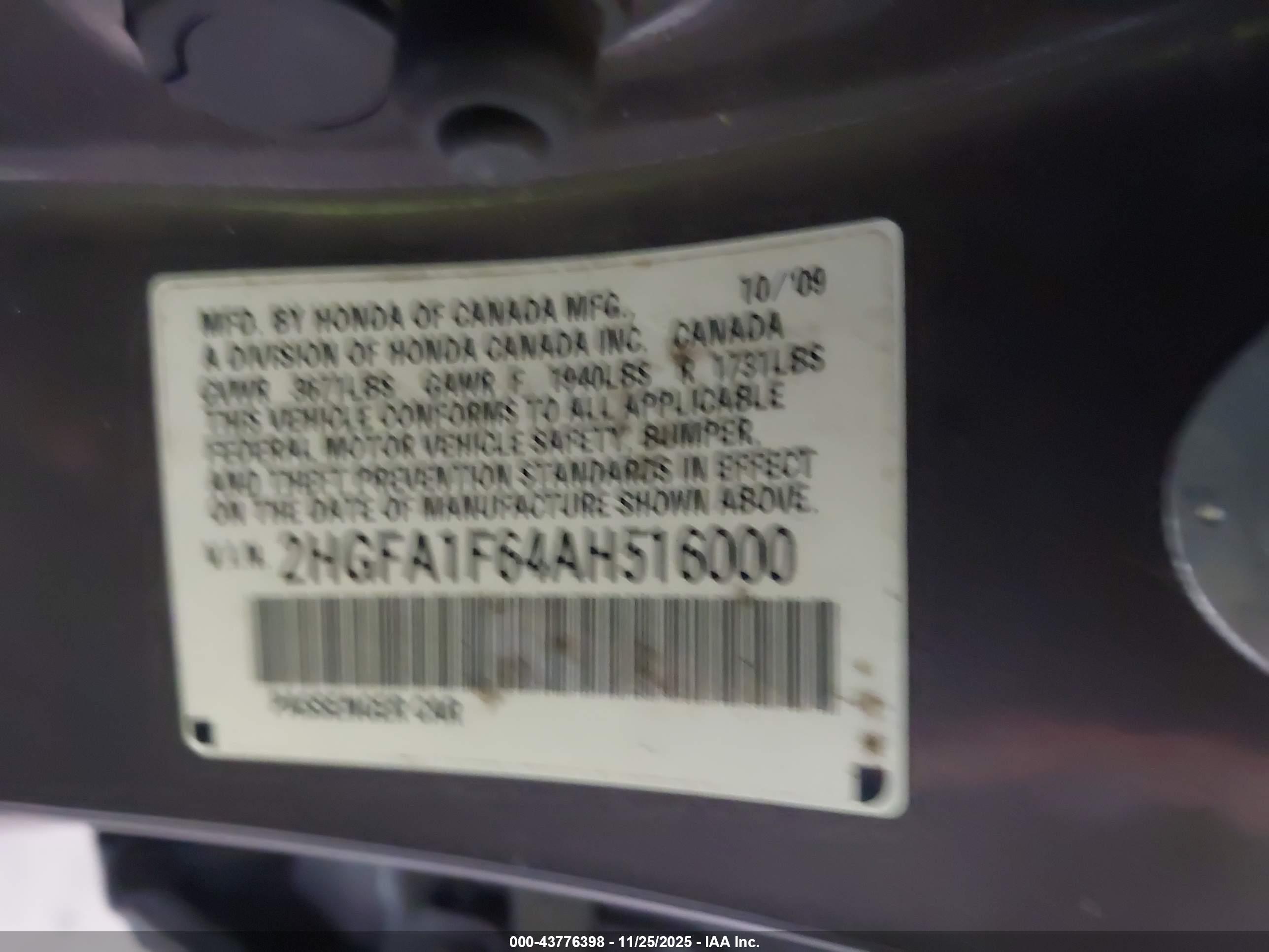 HONDA CIVIC image 9