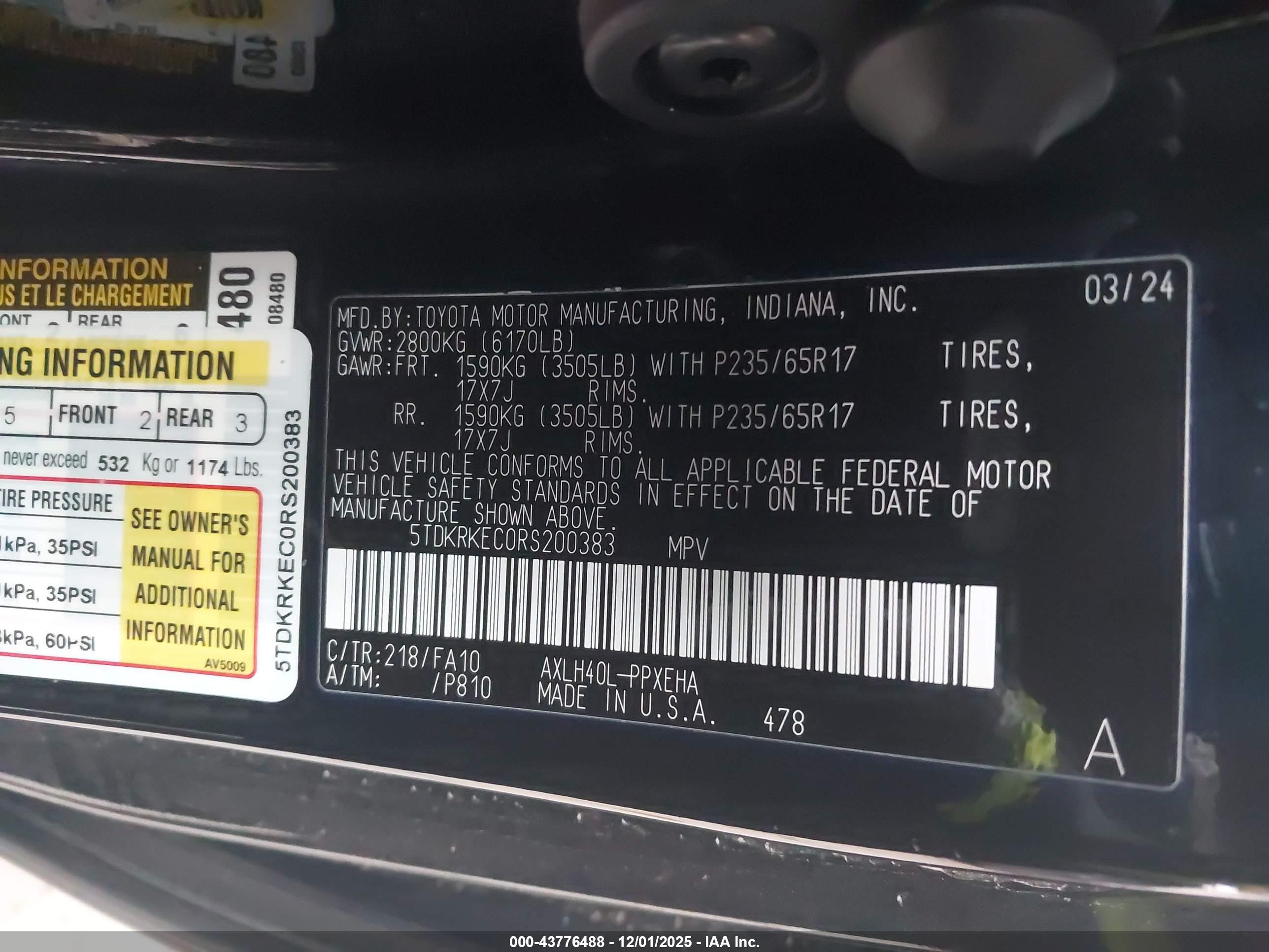 TOYOTA SIENNA image 9