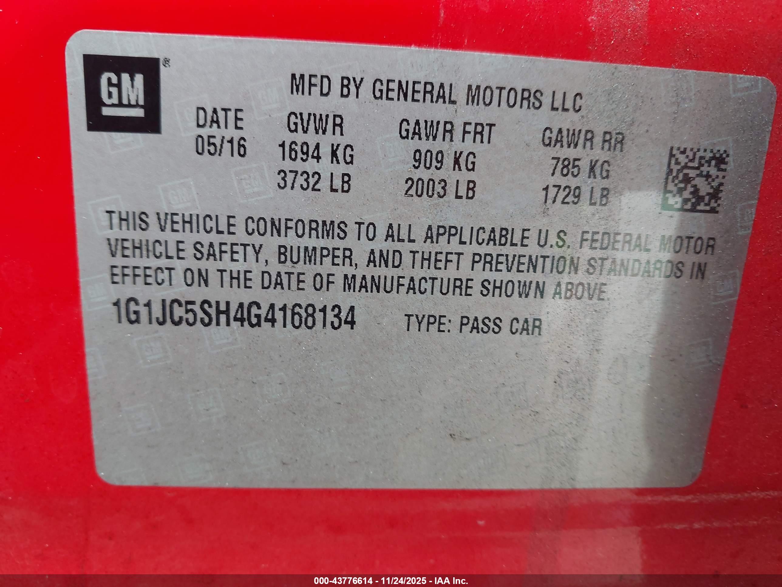 CHEVROLET SONIC image 9