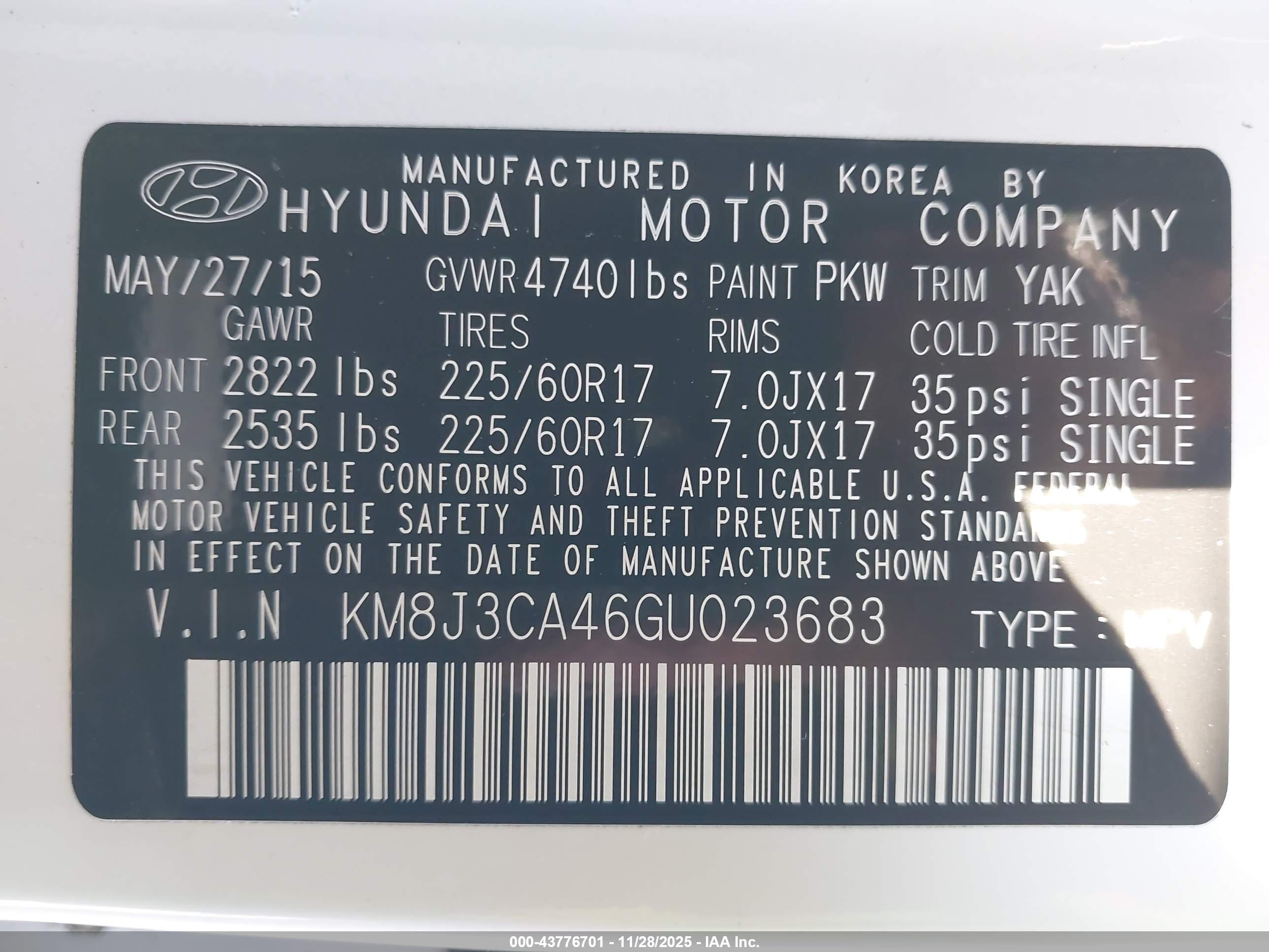 HYUNDAI TUCSON image 9