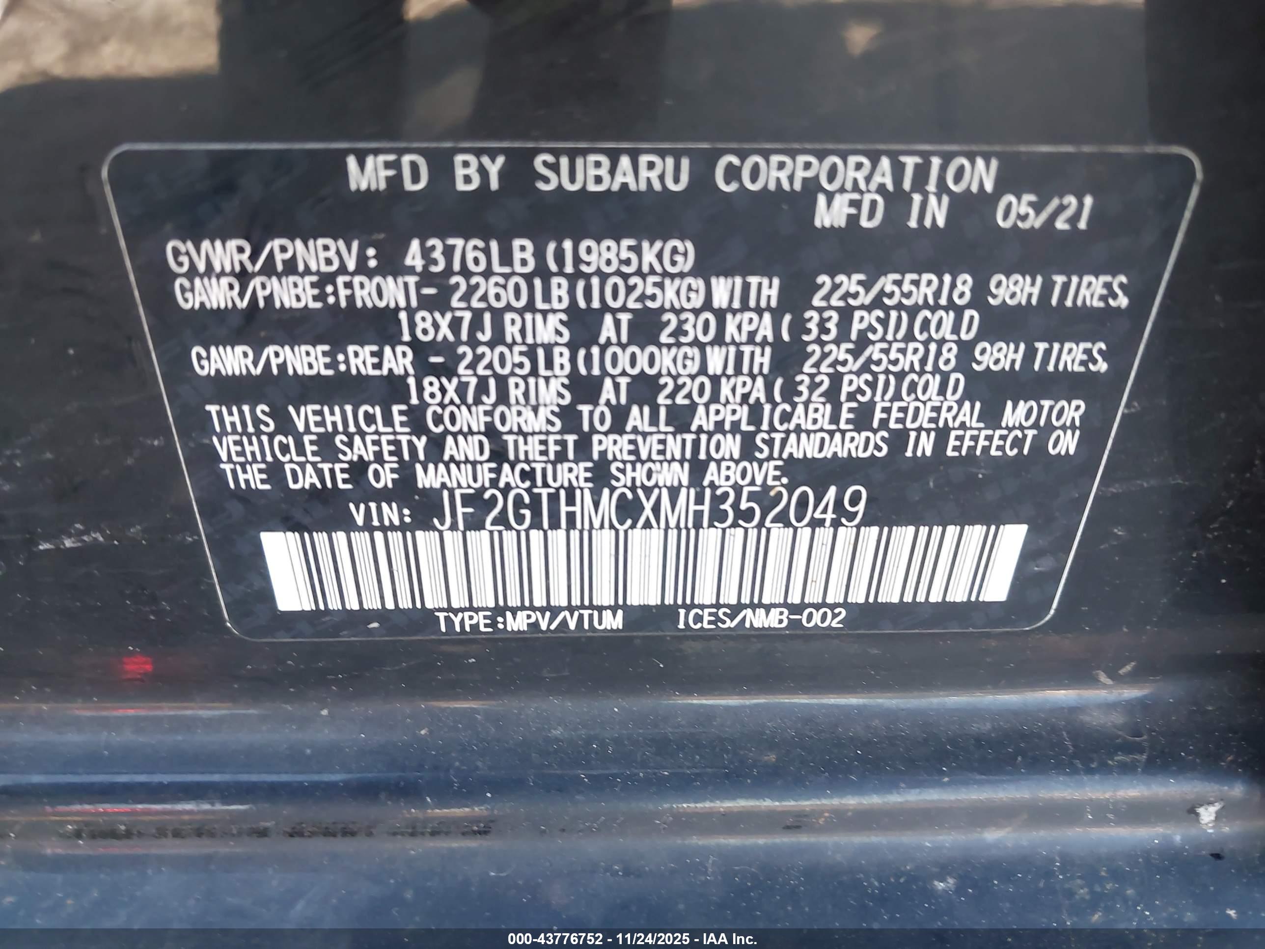 SUBARU CROSSTREK image 9