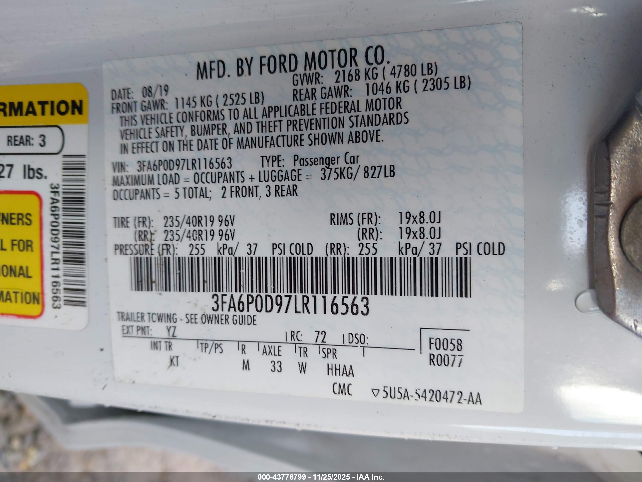 FORD FUSION image 9