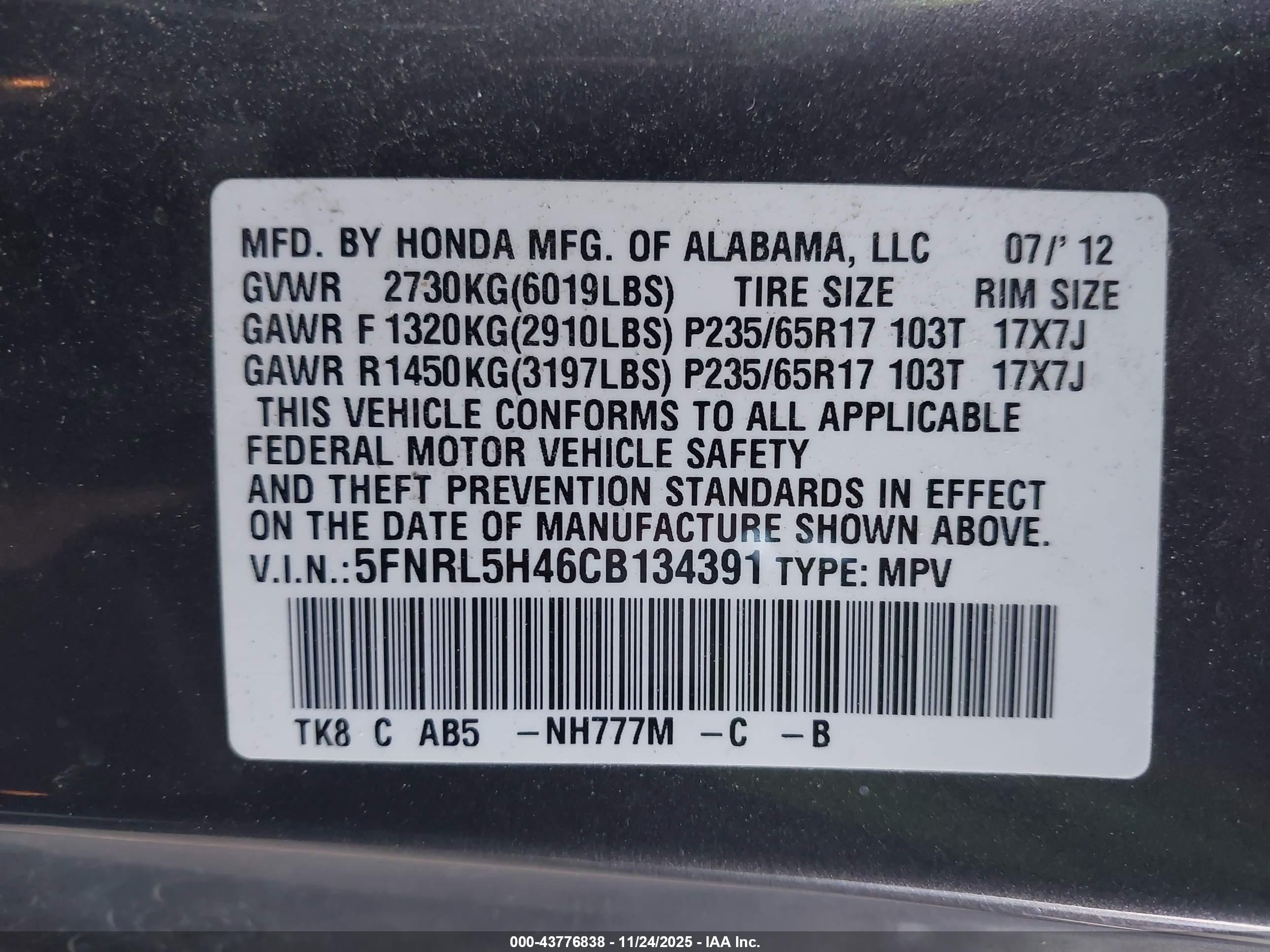 HONDA ODYSSEY image 9