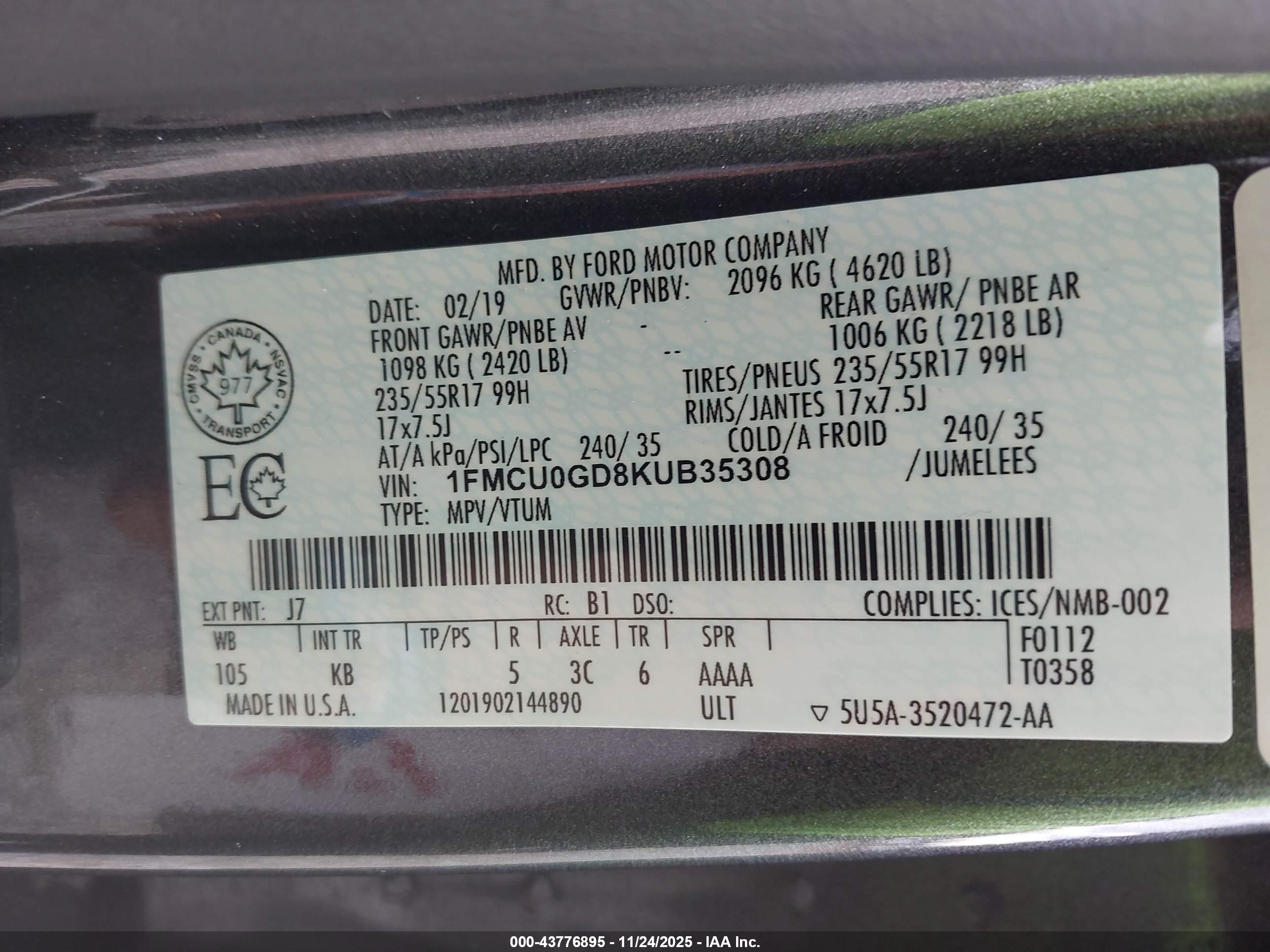 FORD ESCAPE image 9
