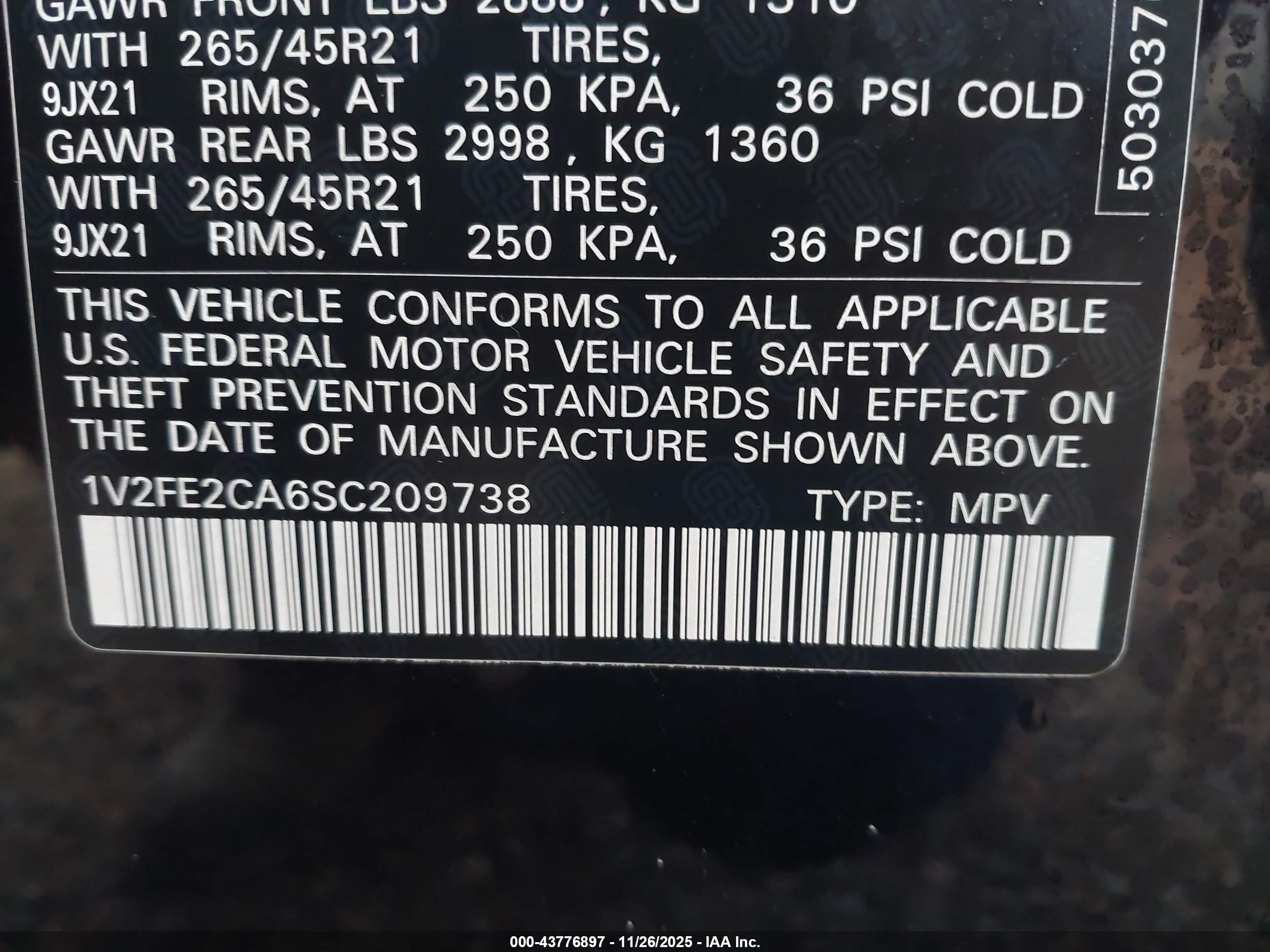 VOLKSWAGEN ATLAS image 9