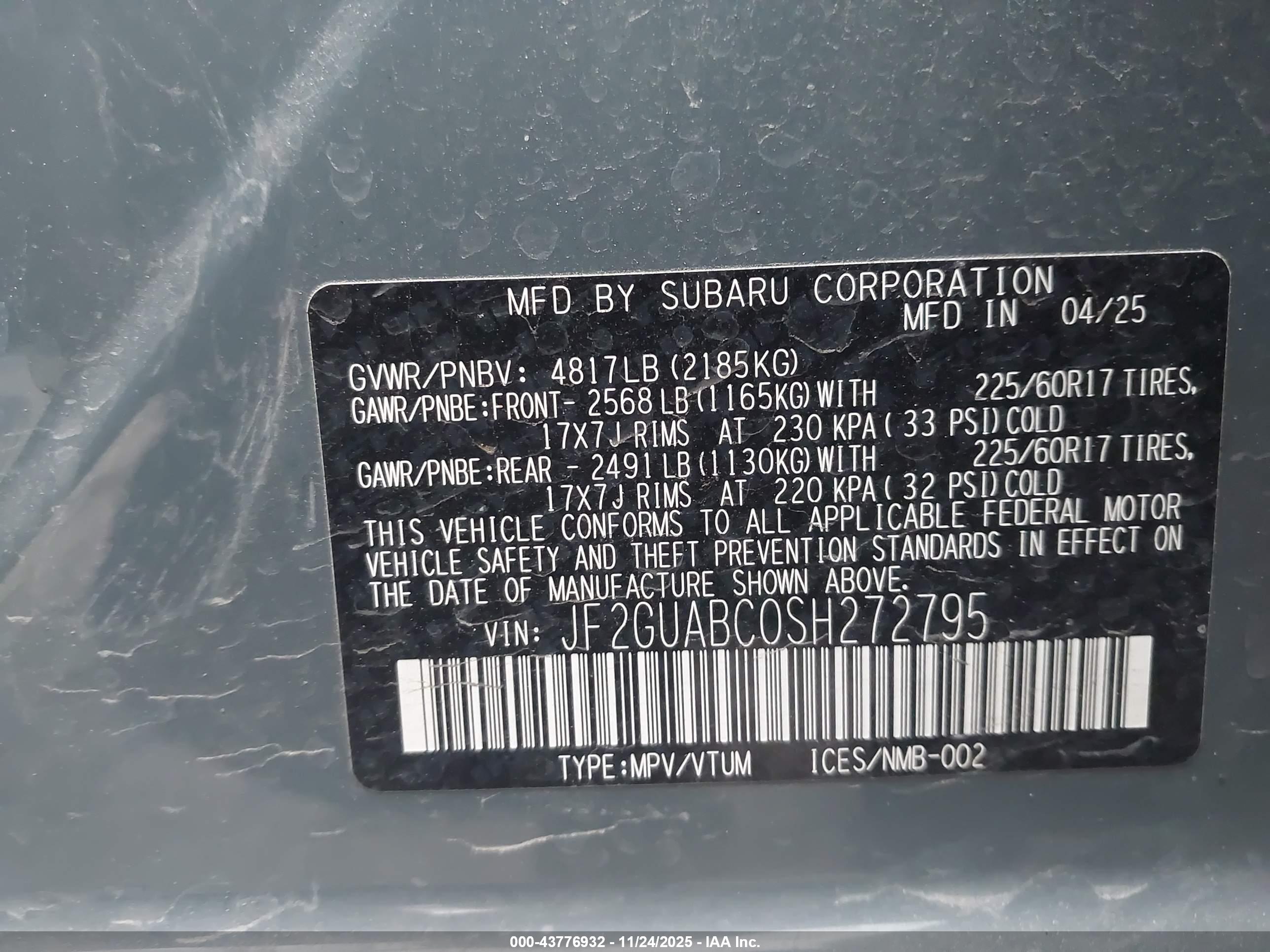 SUBARU CROSSTREK image 9