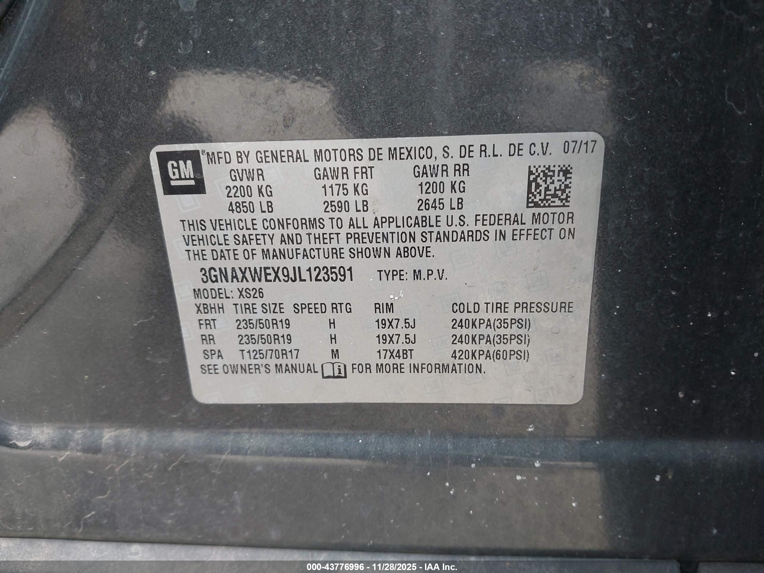 CHEVROLET EQUINOX image 9