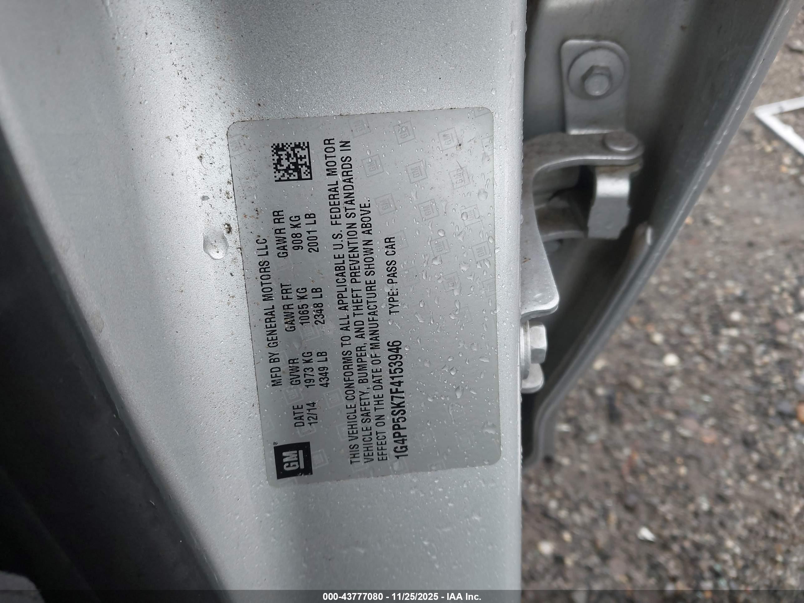BUICK VERANO image 9