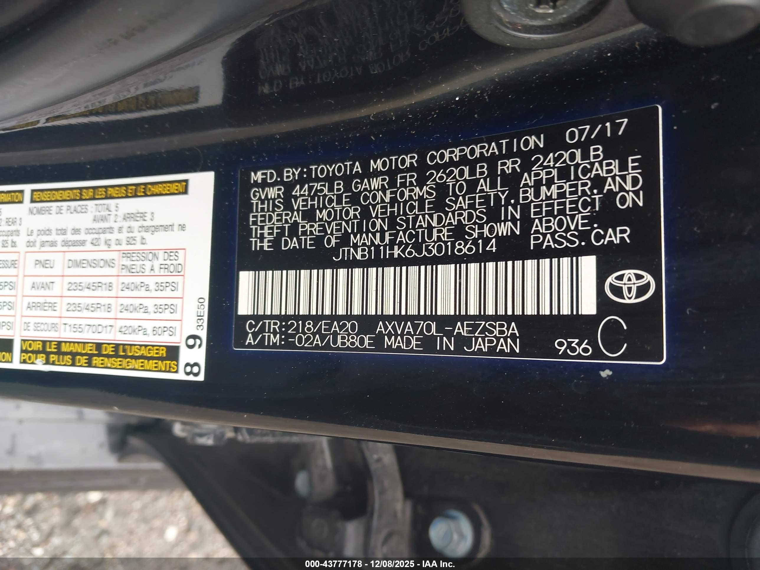 TOYOTA CAMRY image 9
