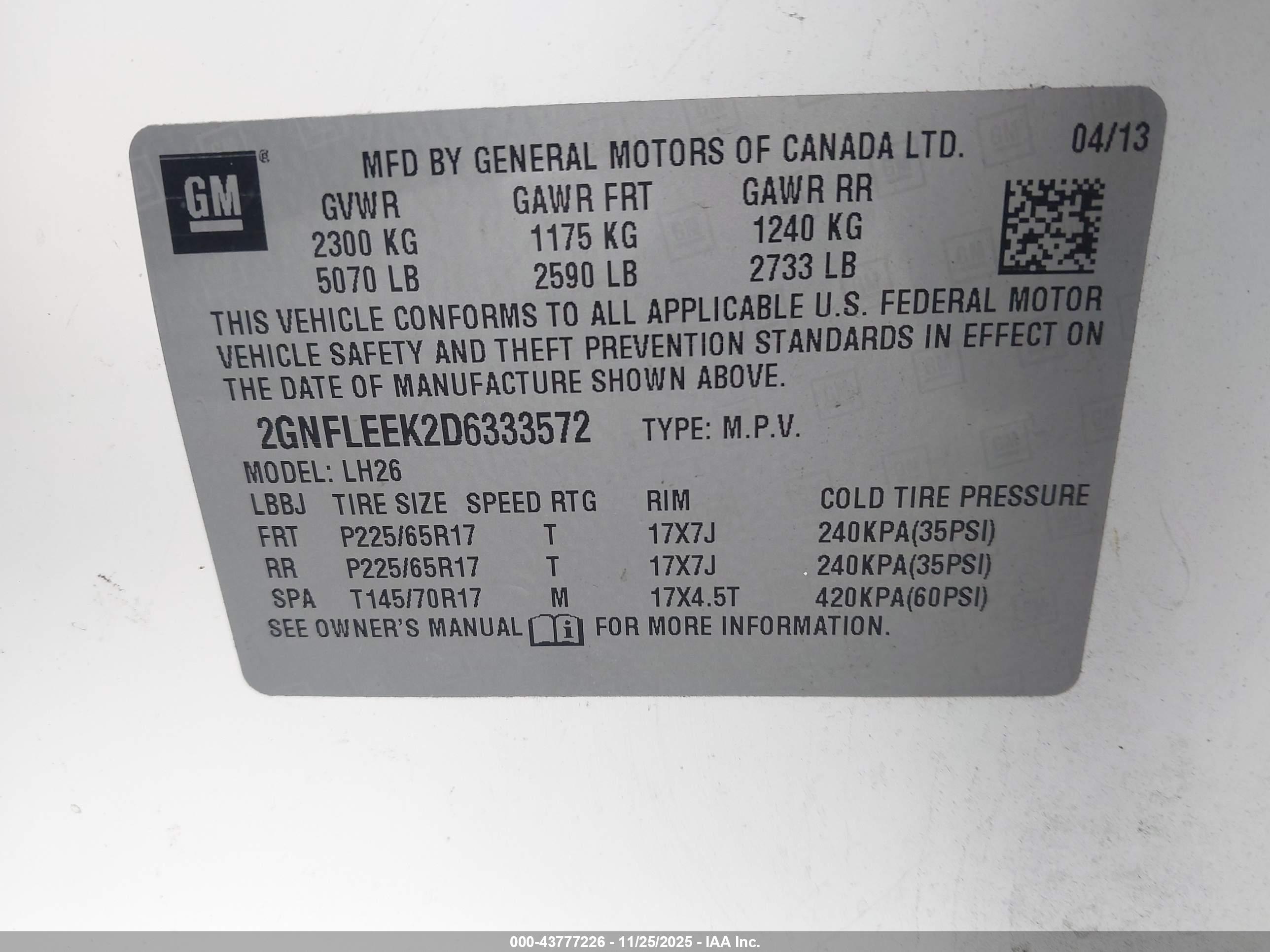 CHEVROLET EQUINOX image 9