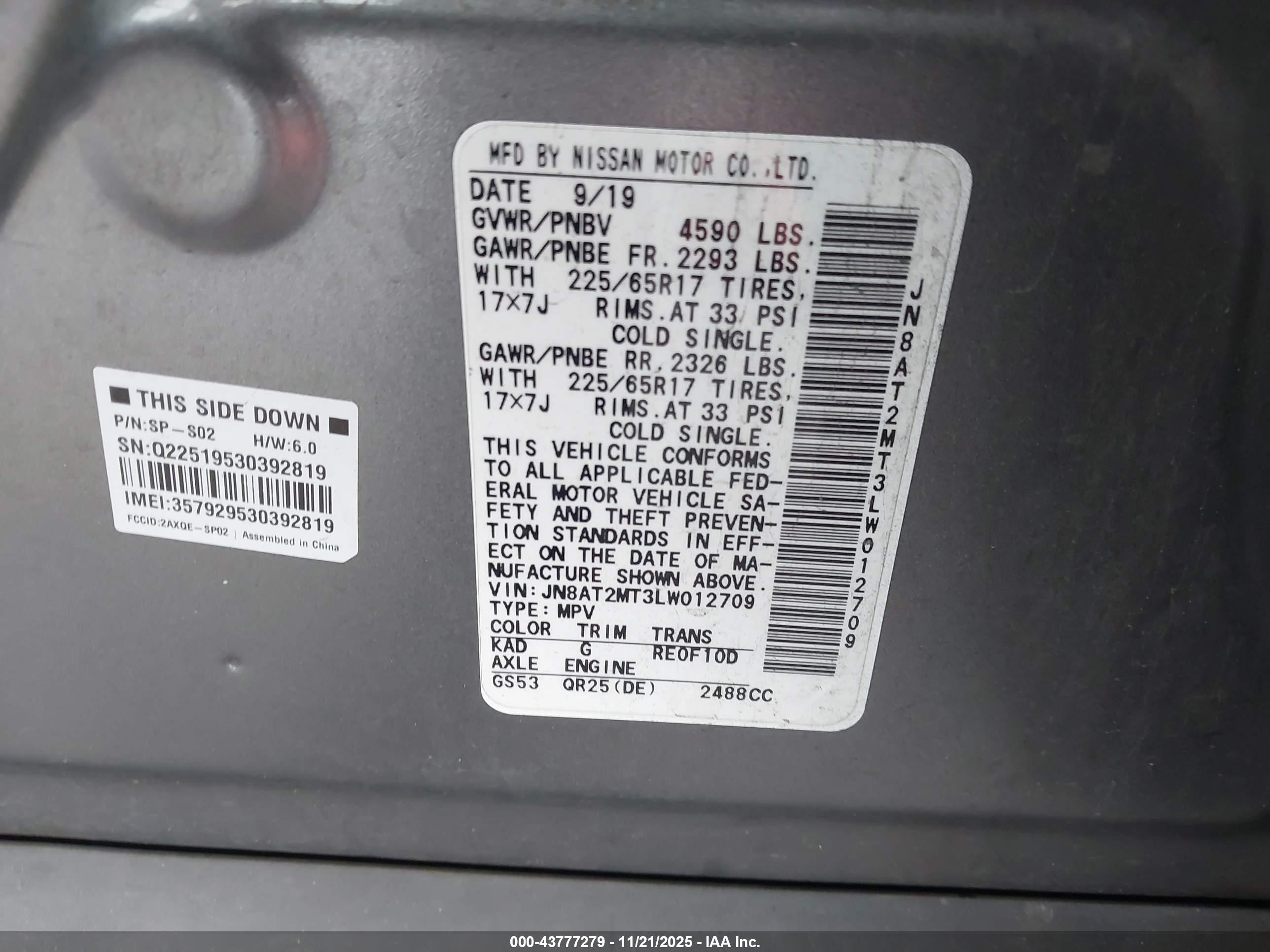 NISSAN ROGUE image 9