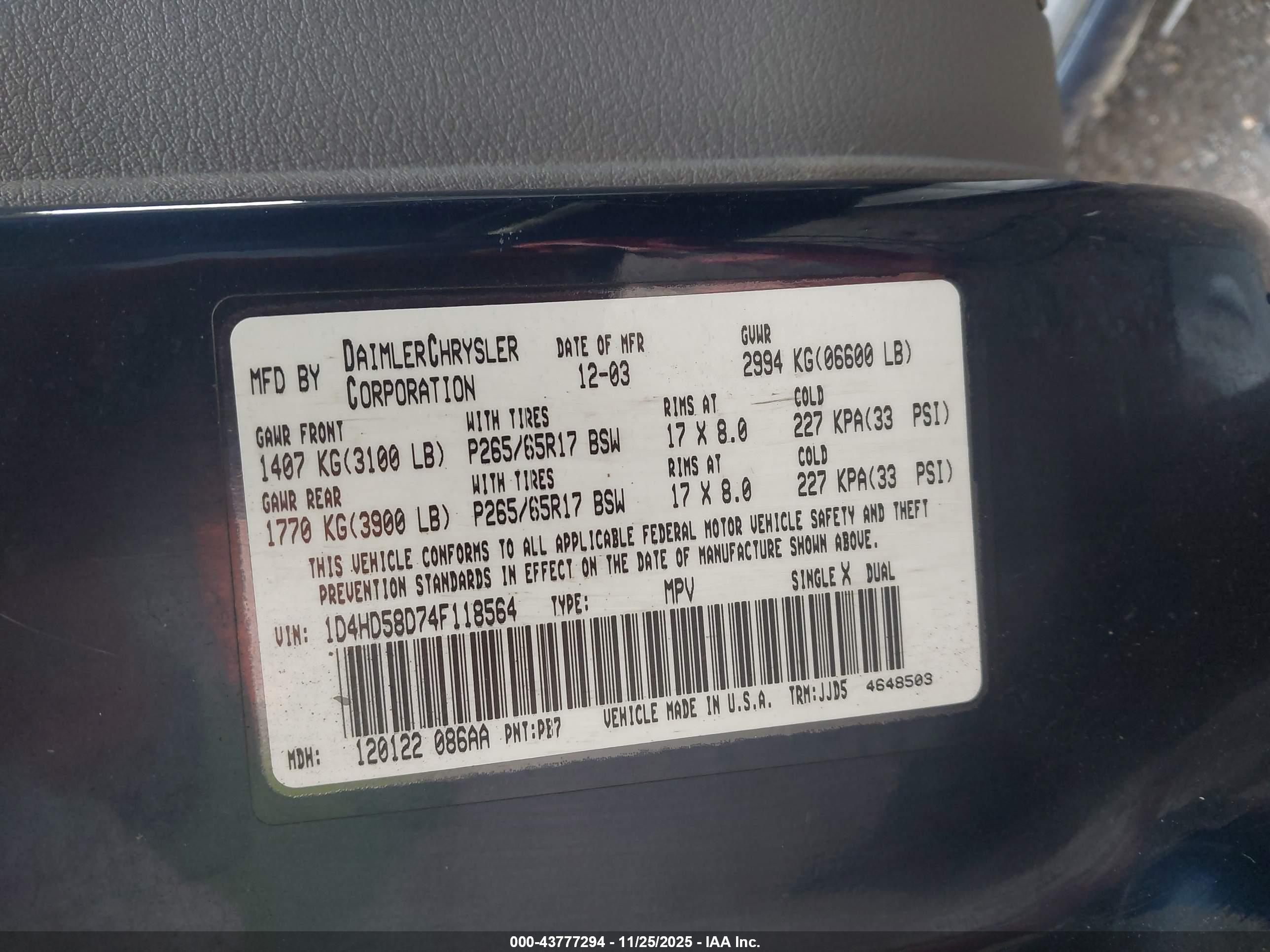 DODGE DURANGO image 9