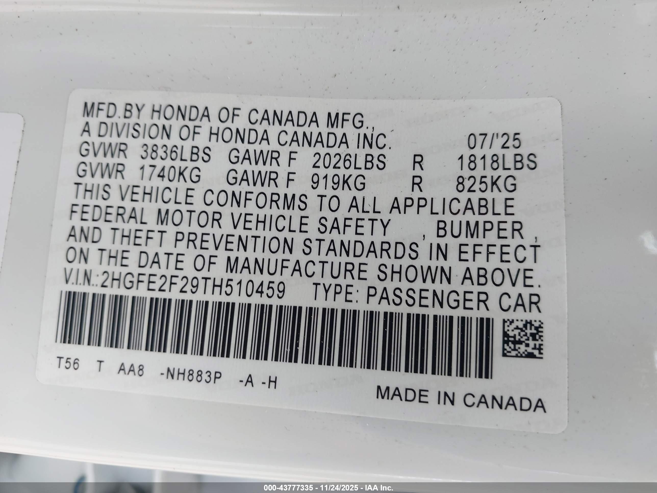 HONDA CIVIC image 9