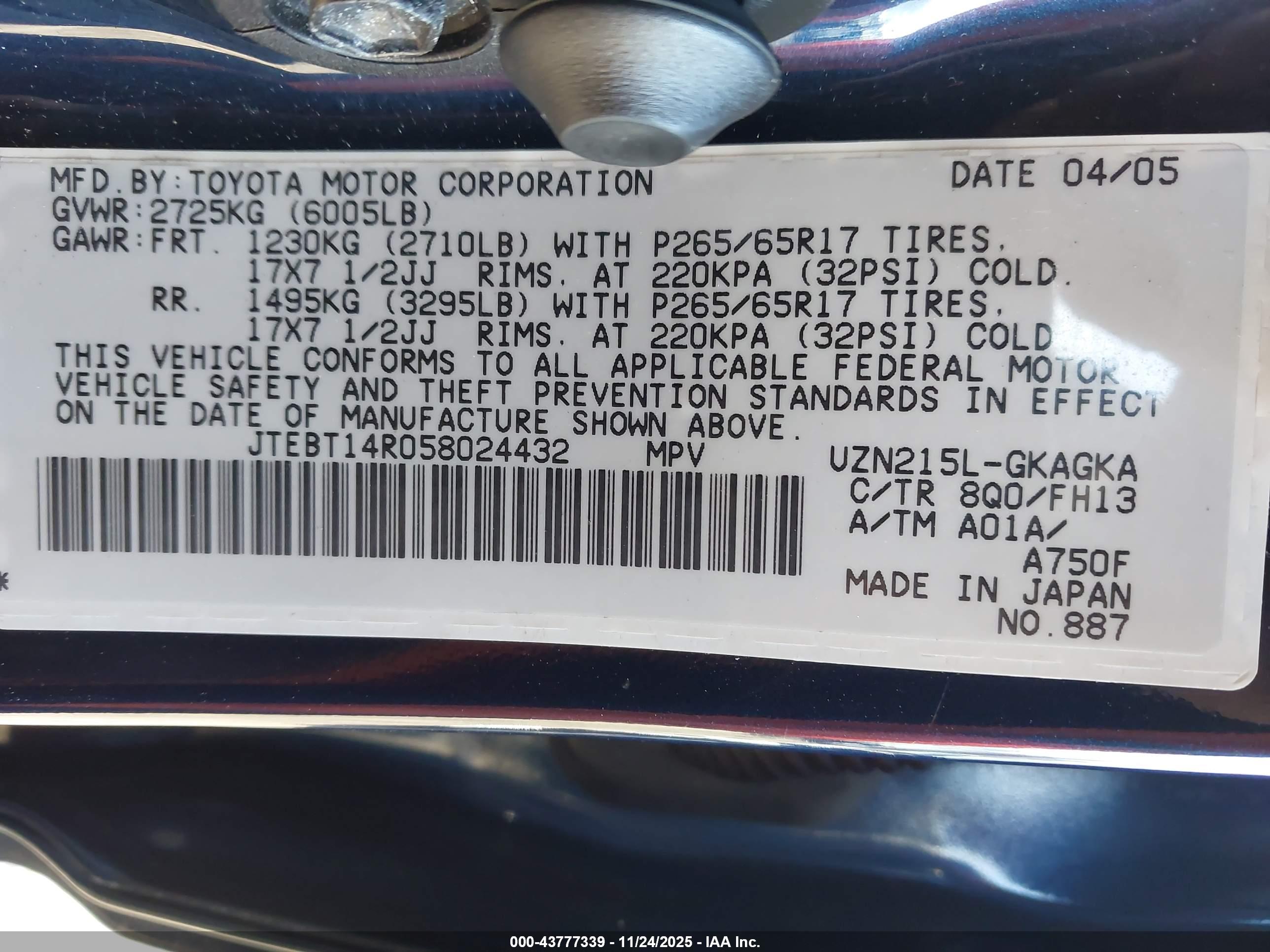 TOYOTA 4RUNNER image 9
