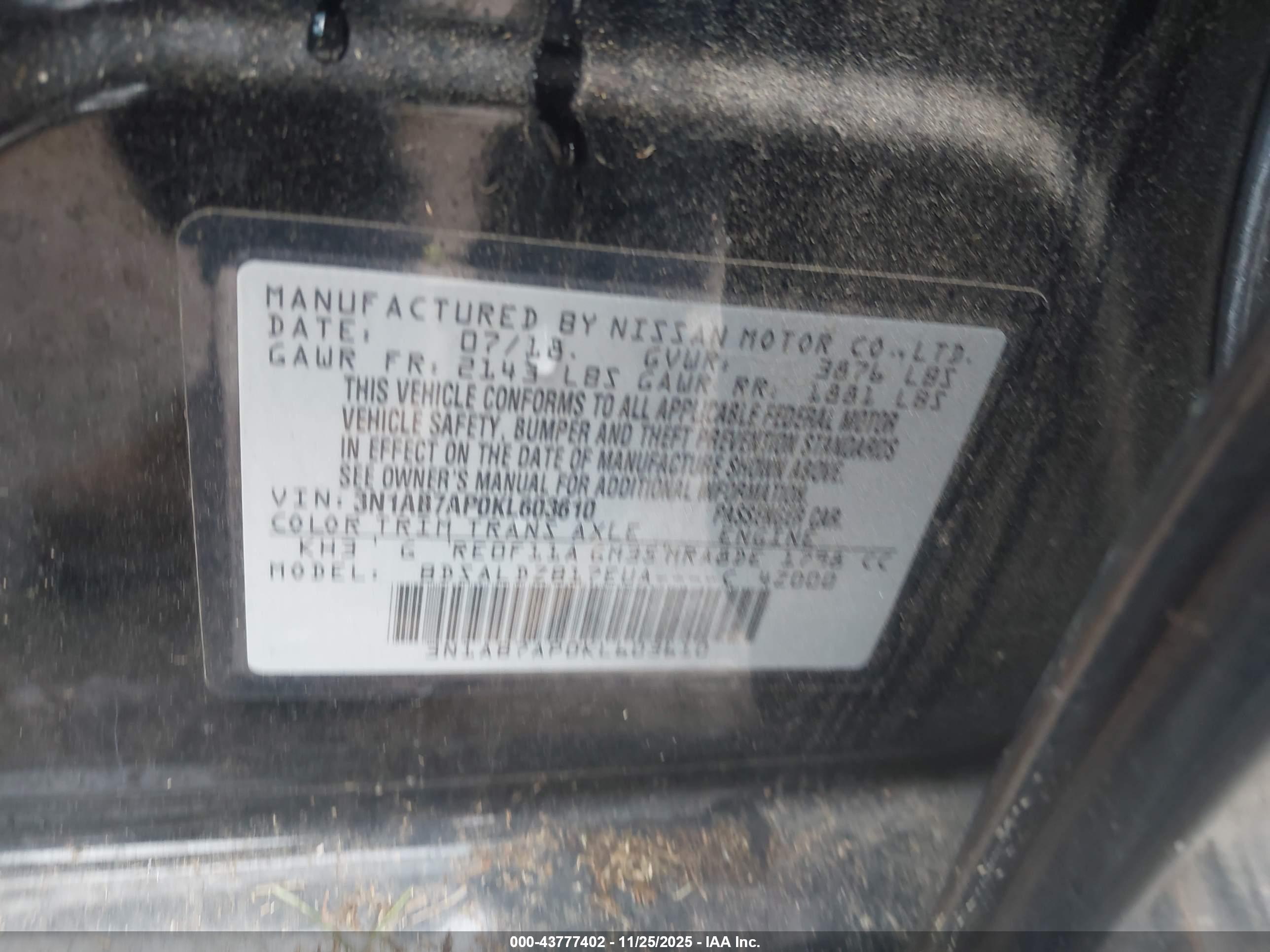 NISSAN SENTRA image 9
