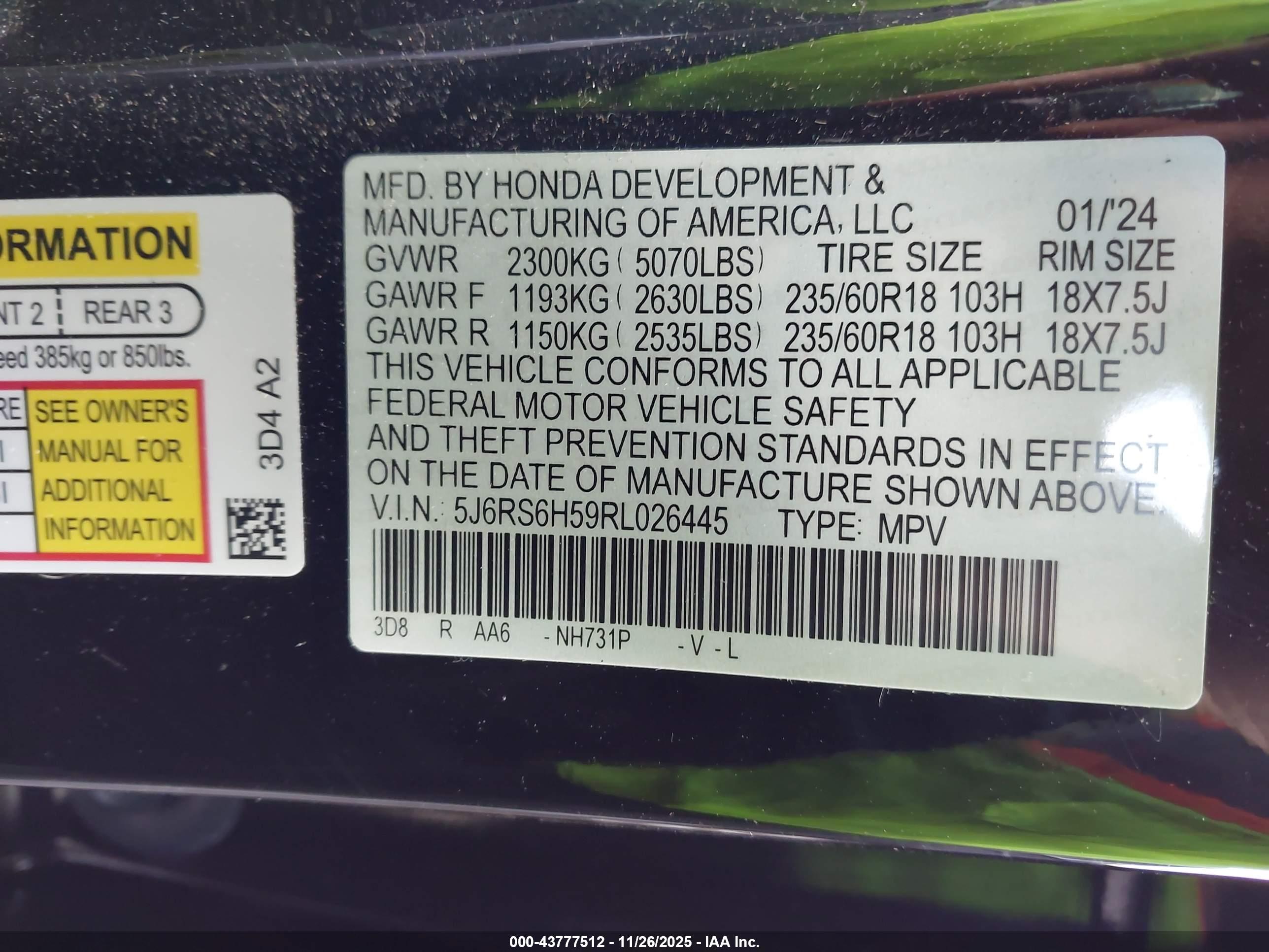 HONDA CR-V image 9