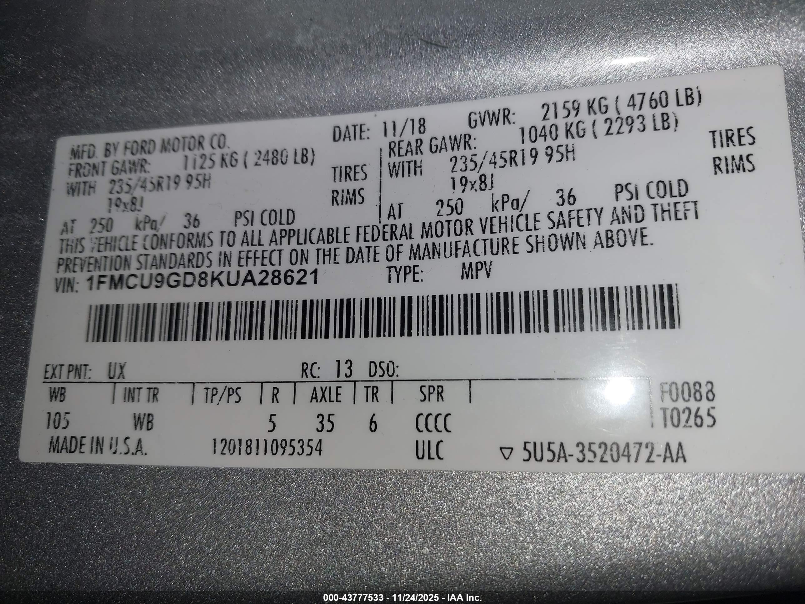 FORD ESCAPE image 9