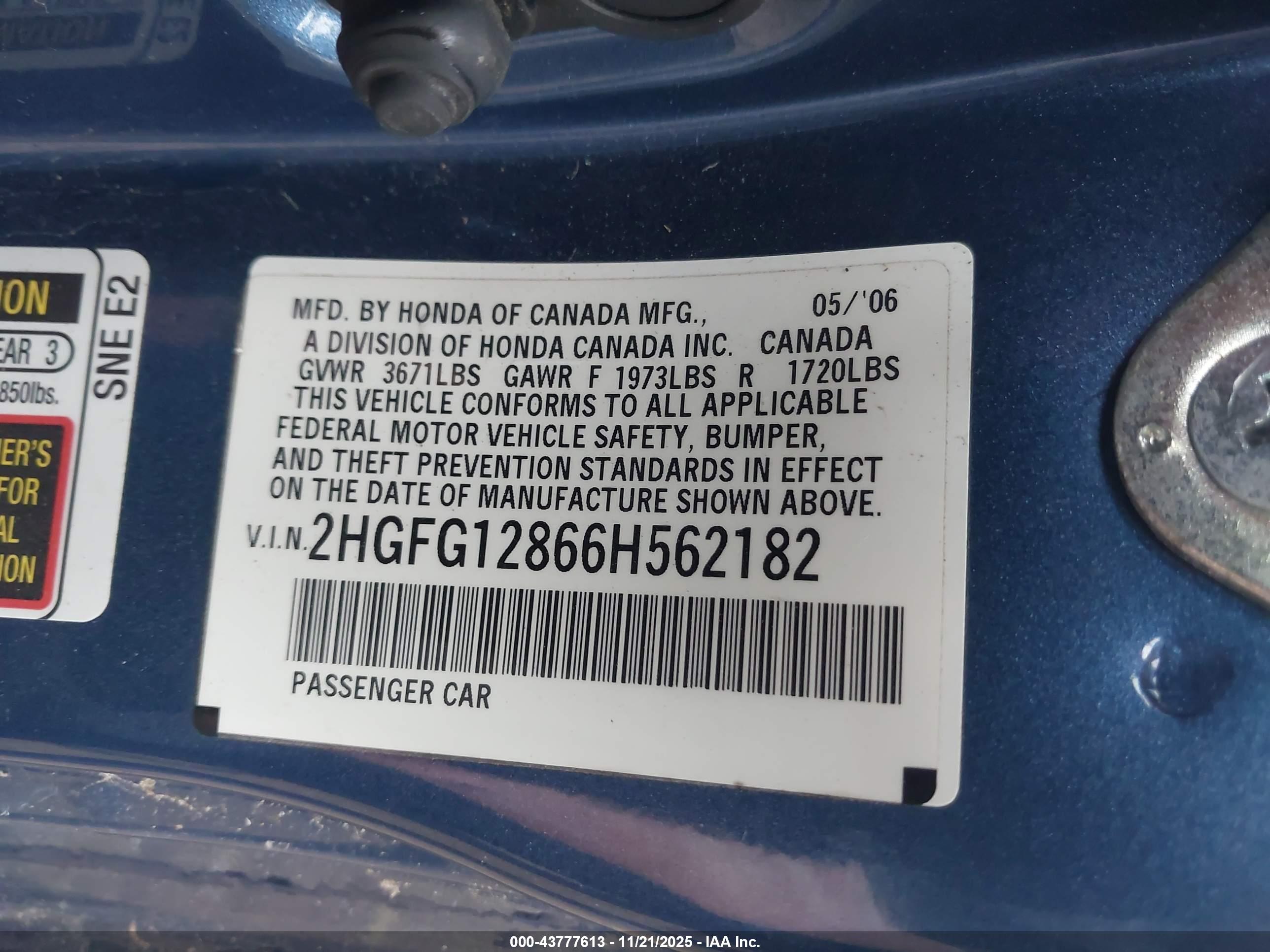 HONDA CIVIC image 9