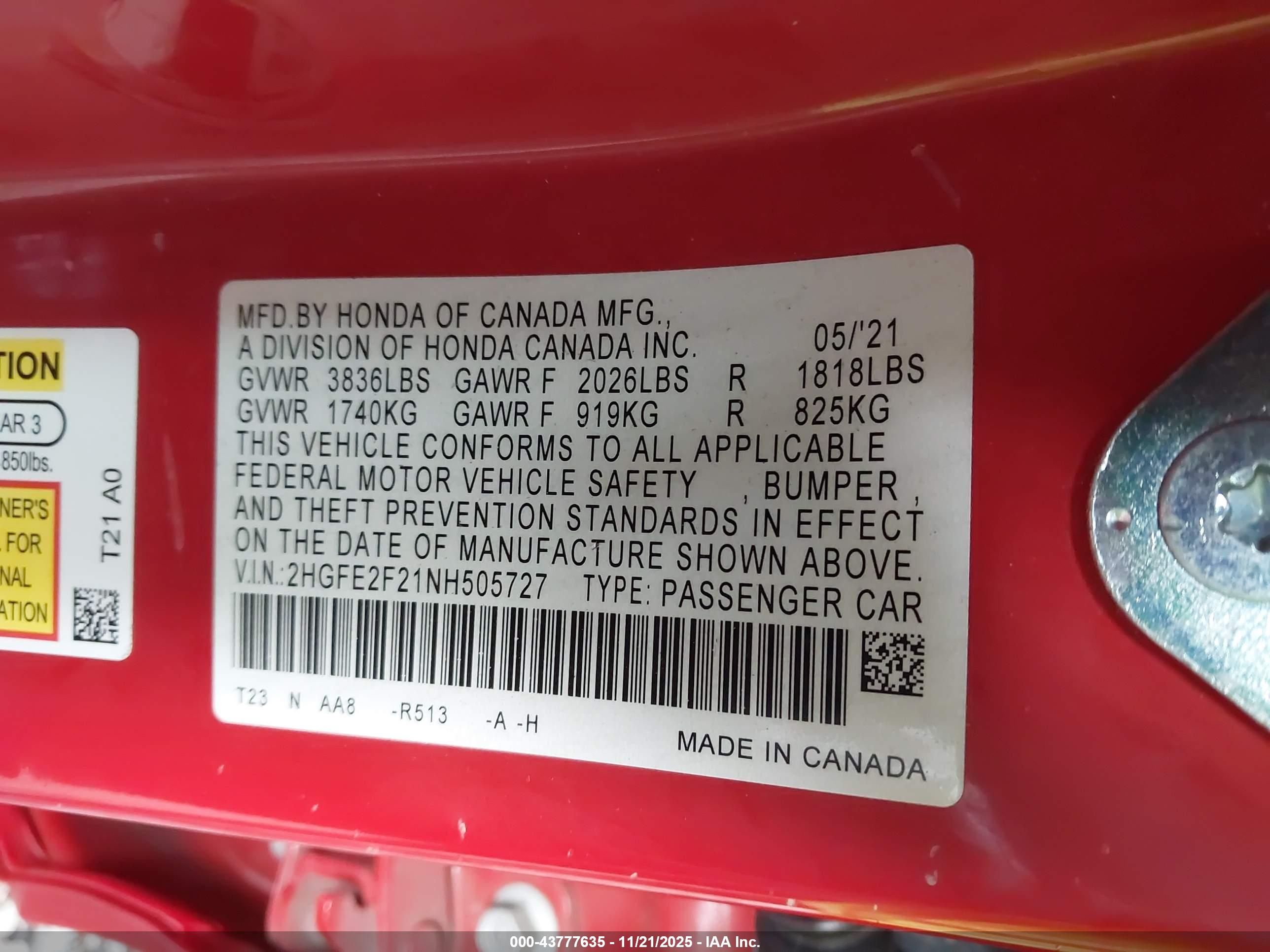 HONDA CIVIC image 9