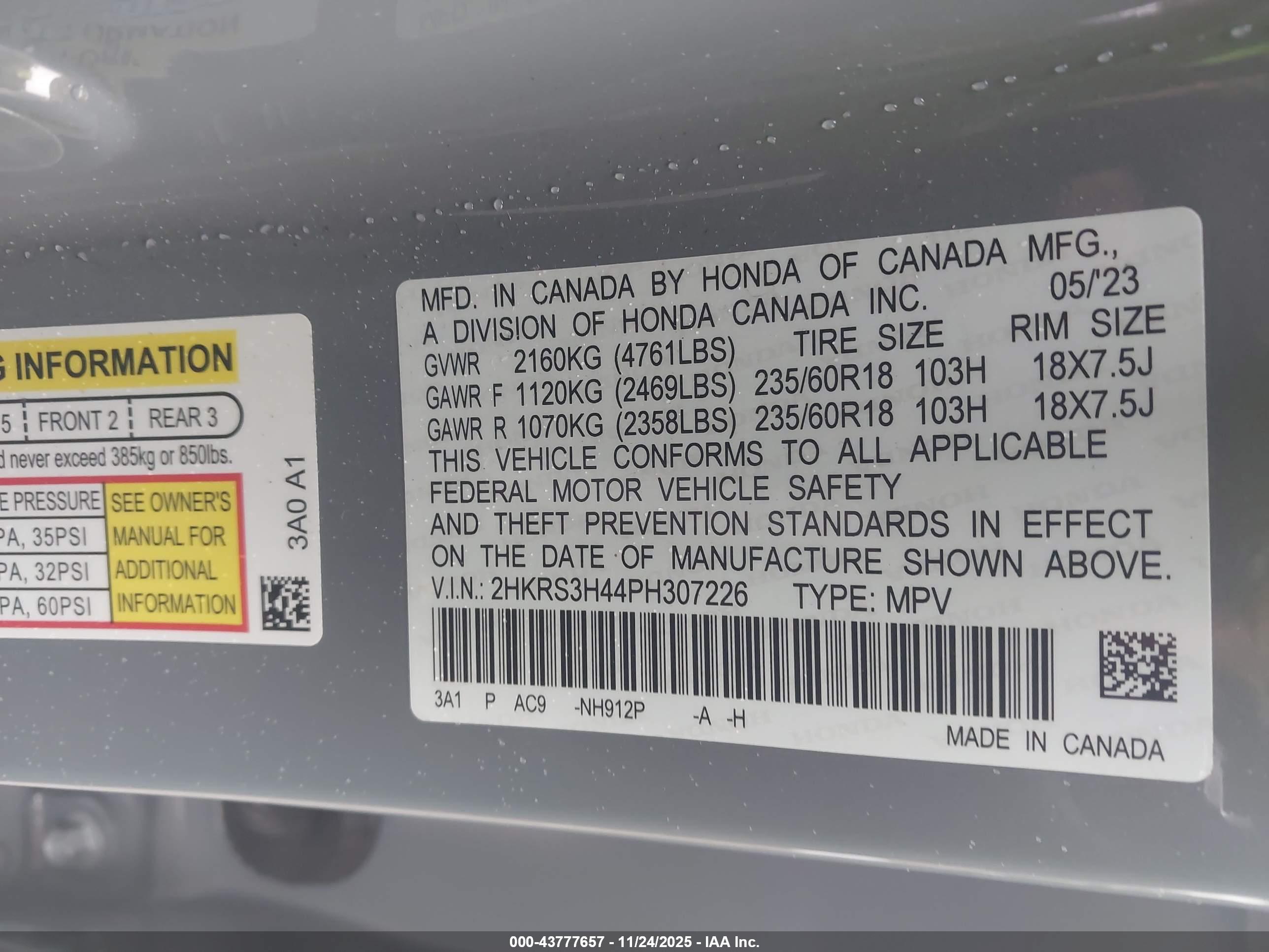 HONDA CR-V image 9
