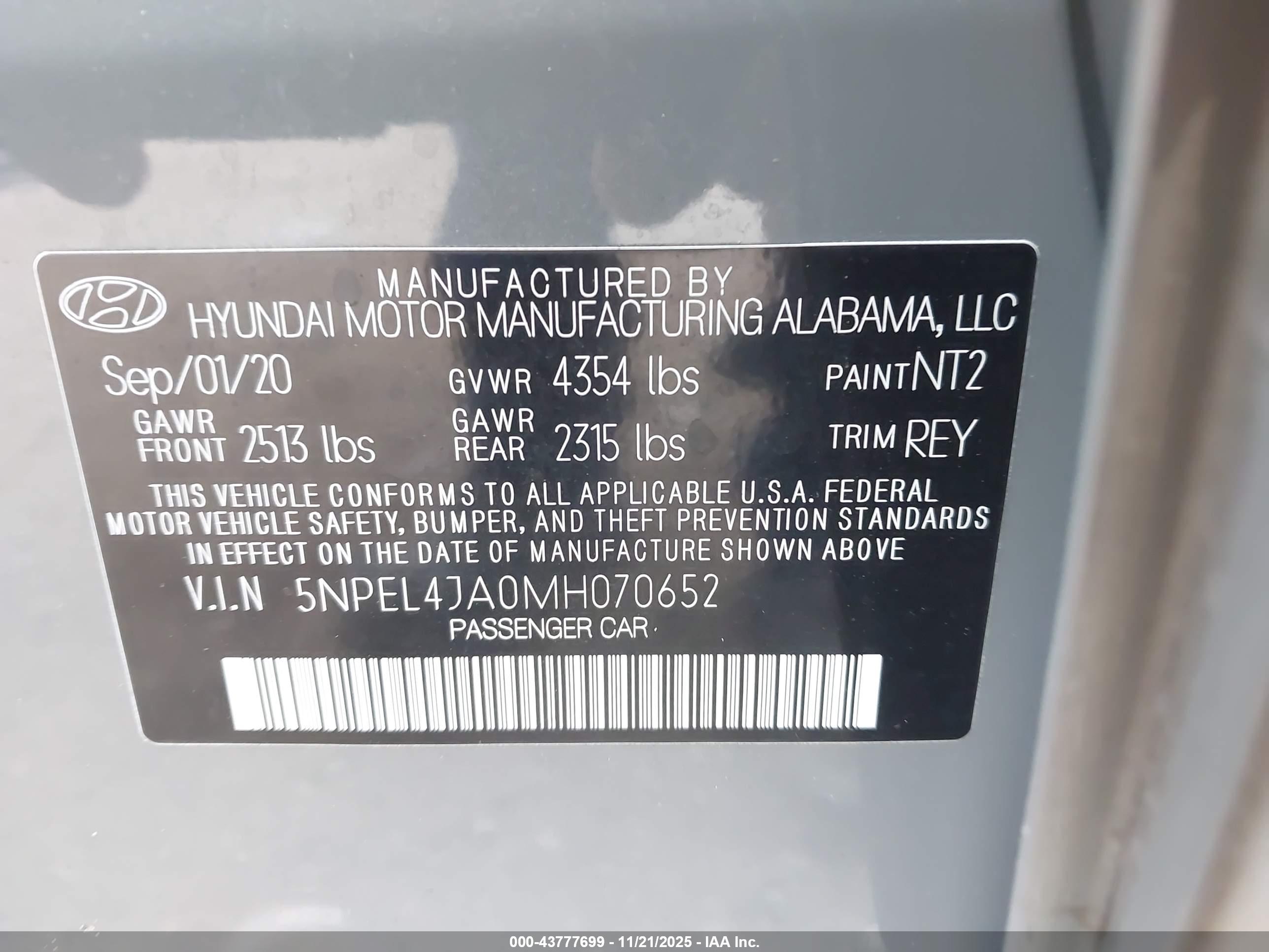 HYUNDAI SONATA image 9