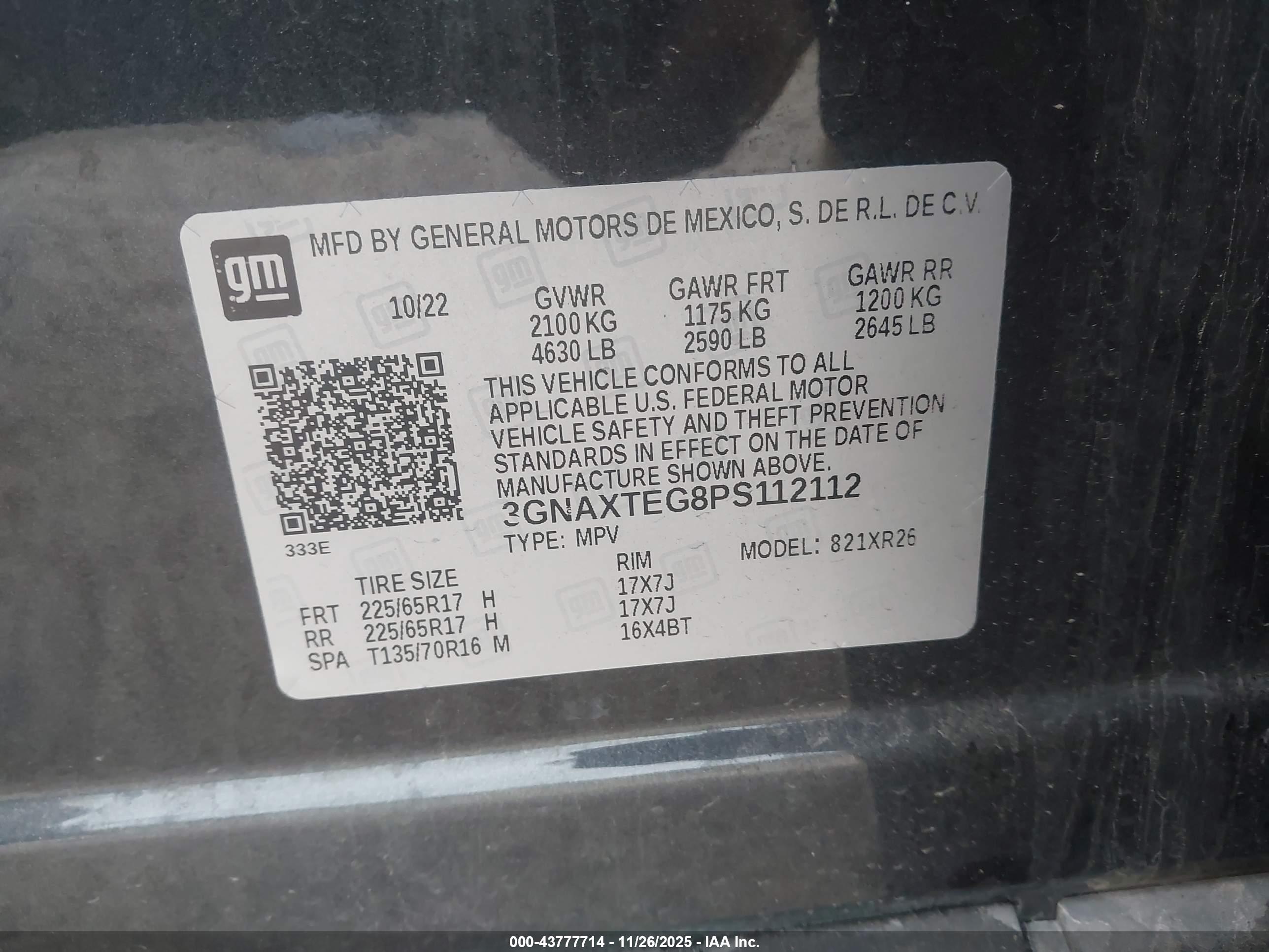 CHEVROLET EQUINOX image 9