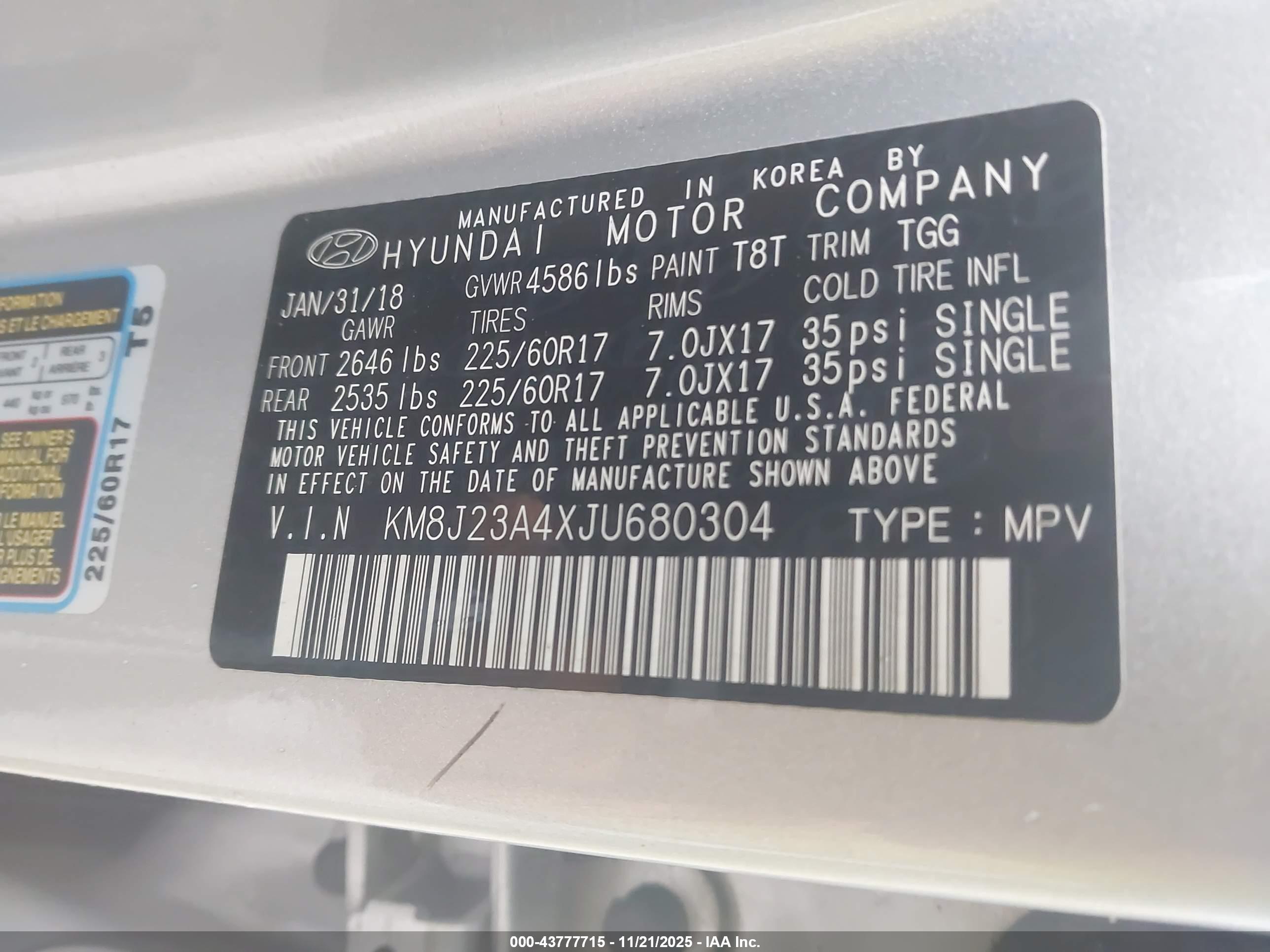 HYUNDAI TUCSON image 9