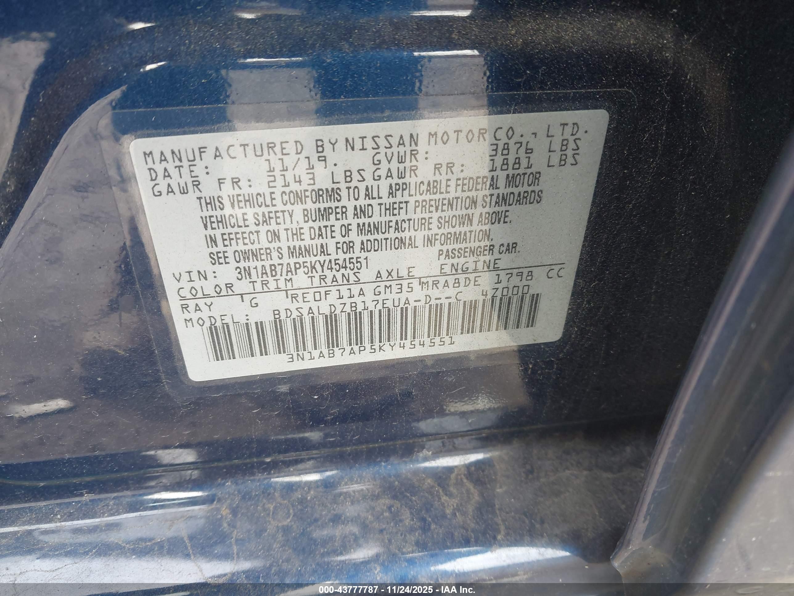 NISSAN SENTRA image 9