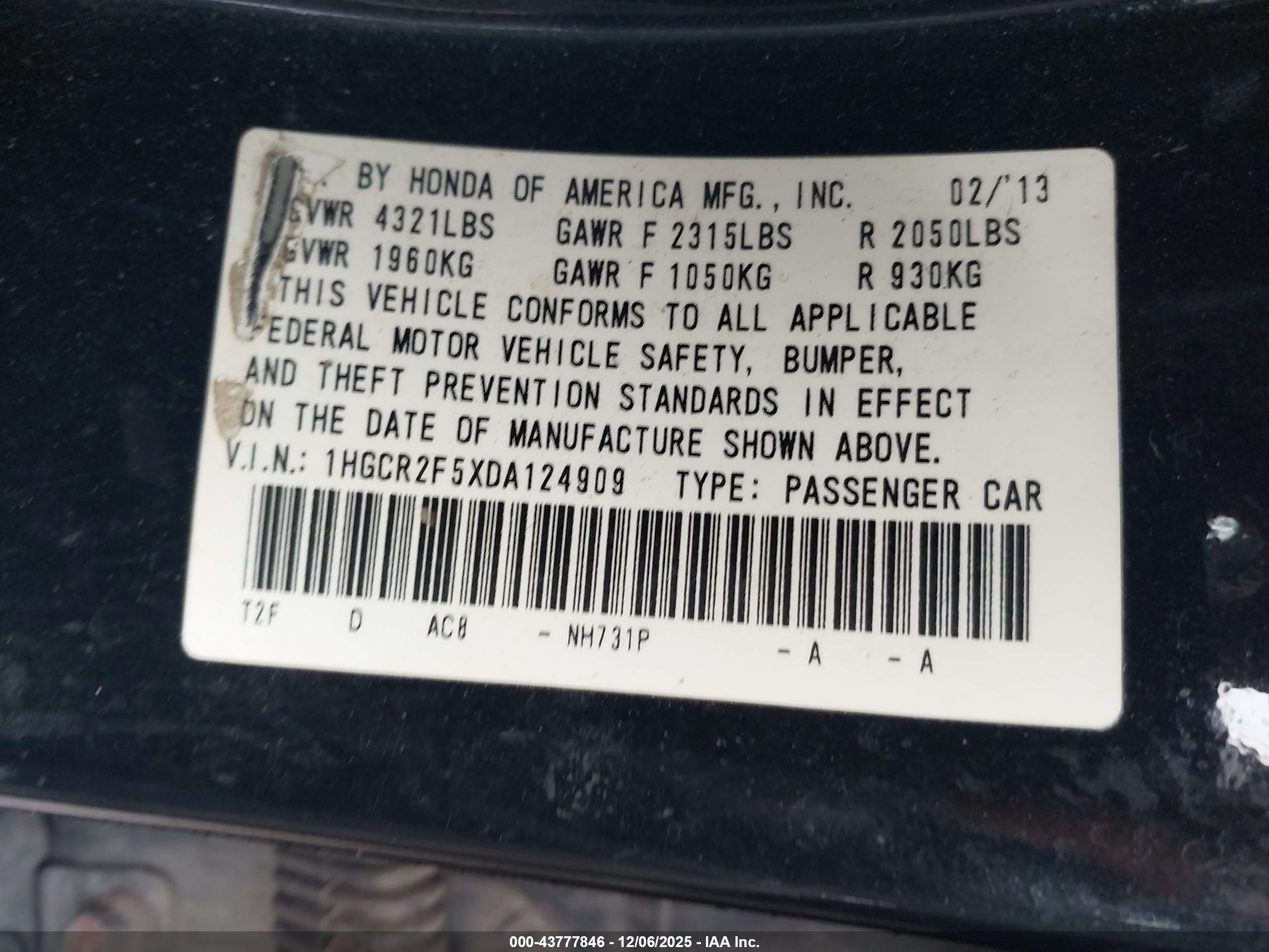 HONDA ACCORD image 9