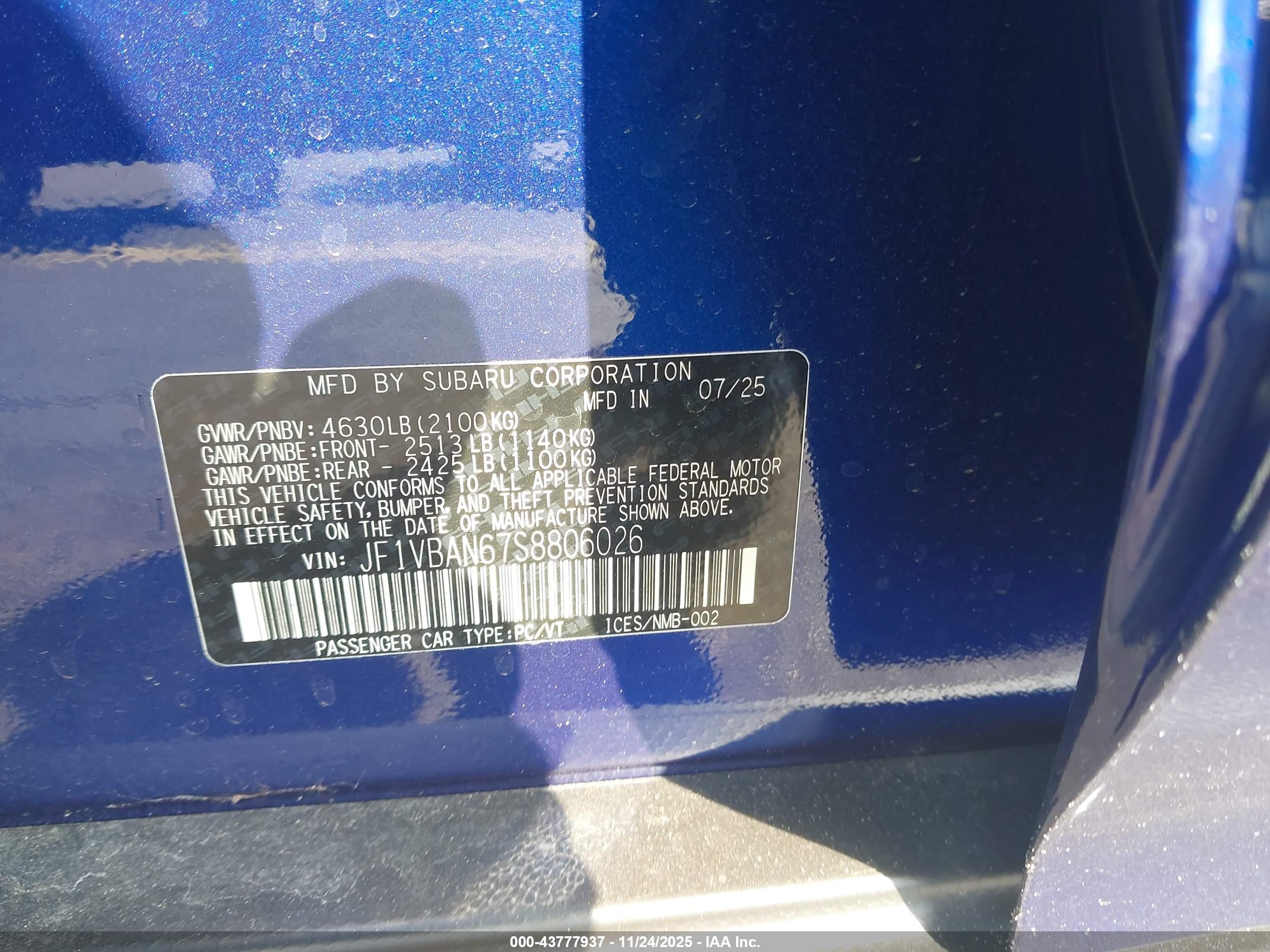 SUBARU WRX image 9