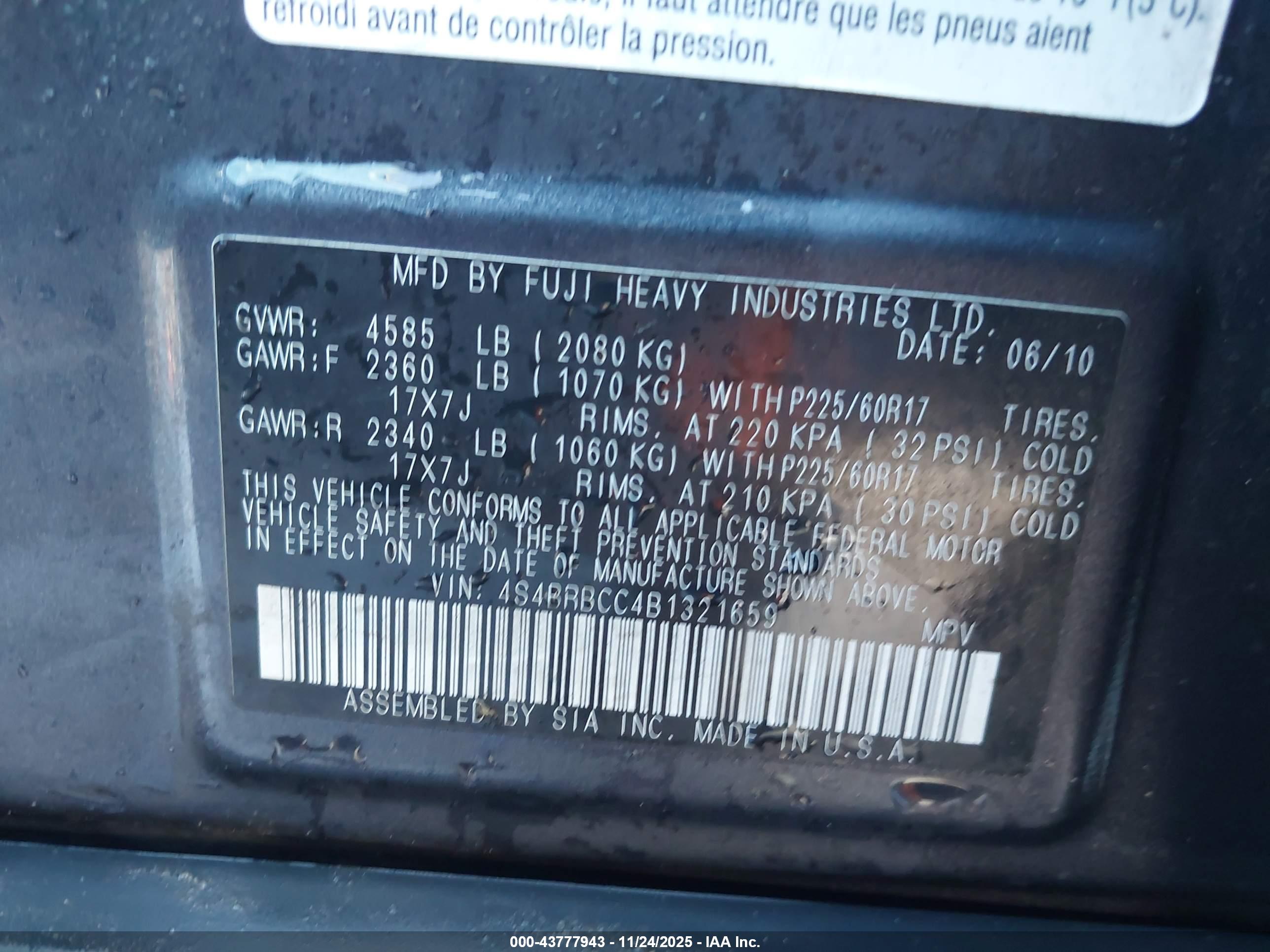 SUBARU OUTBACK image 9