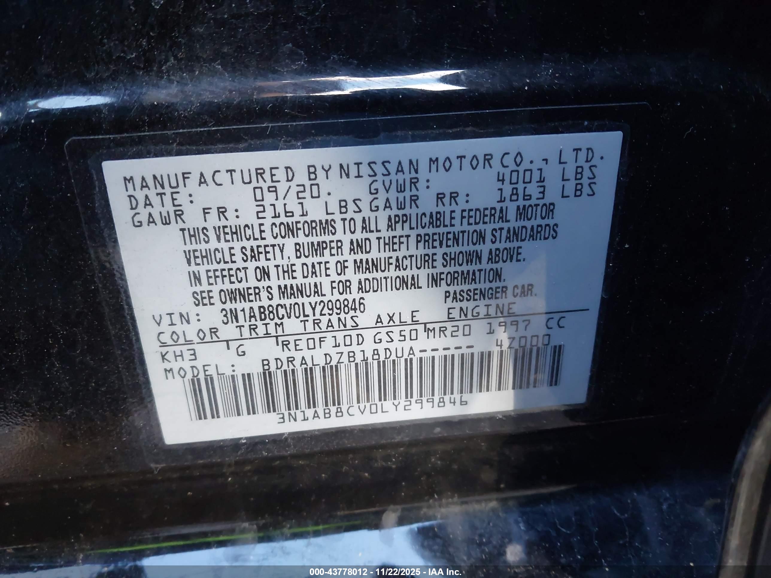 NISSAN SENTRA image 9