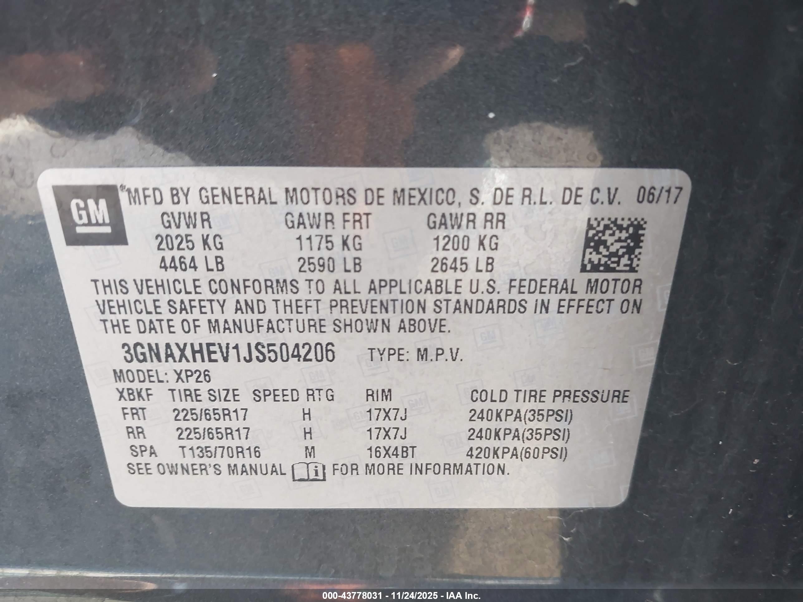 CHEVROLET EQUINOX image 9