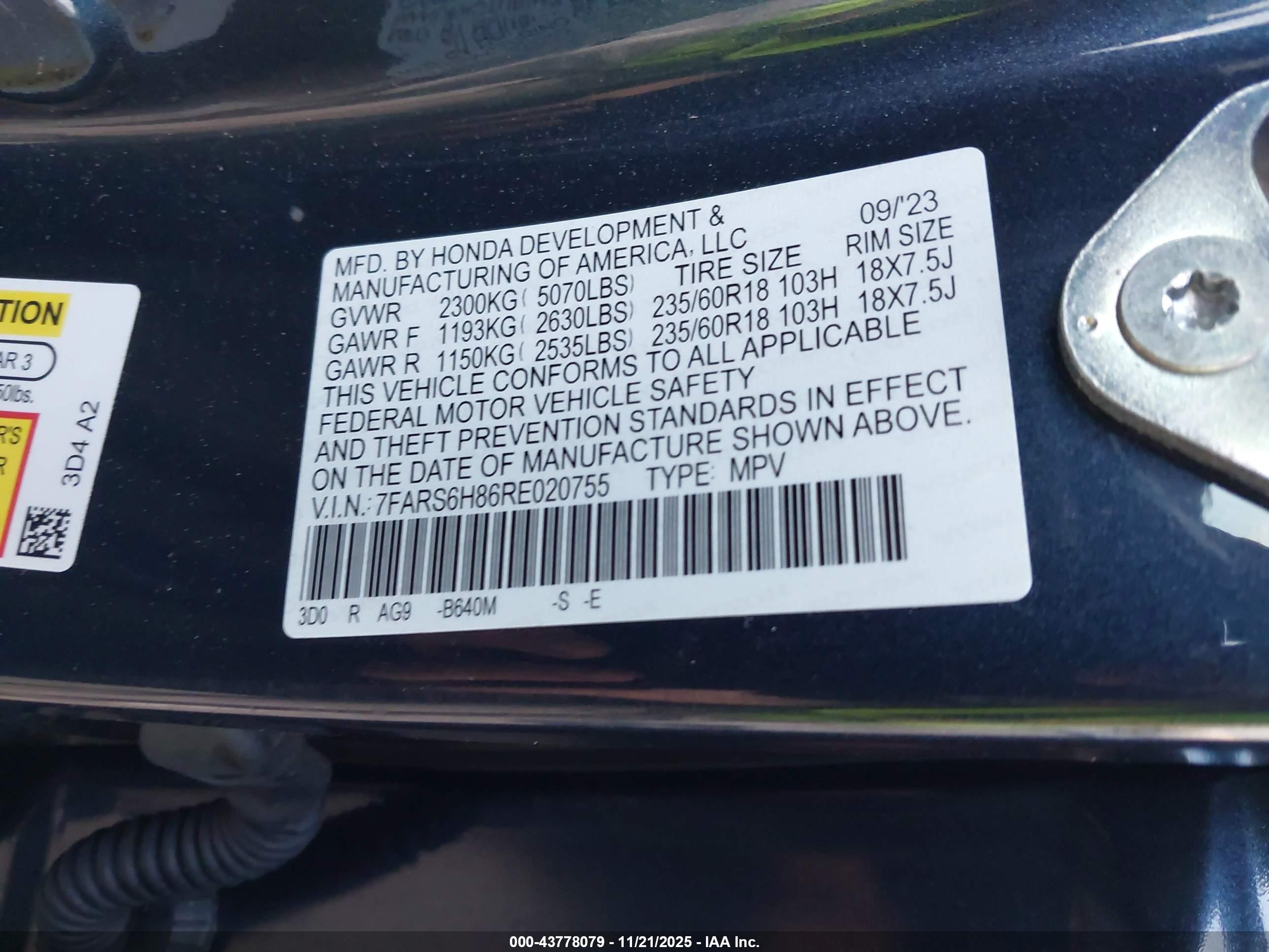 HONDA CR-V image 9