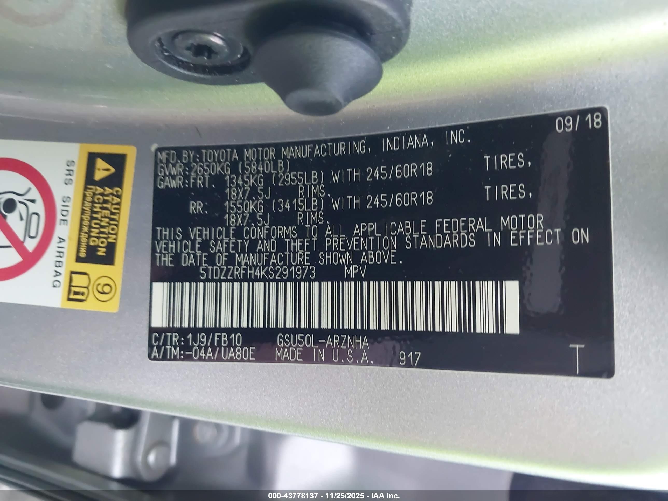 TOYOTA HIGHLANDER image 9