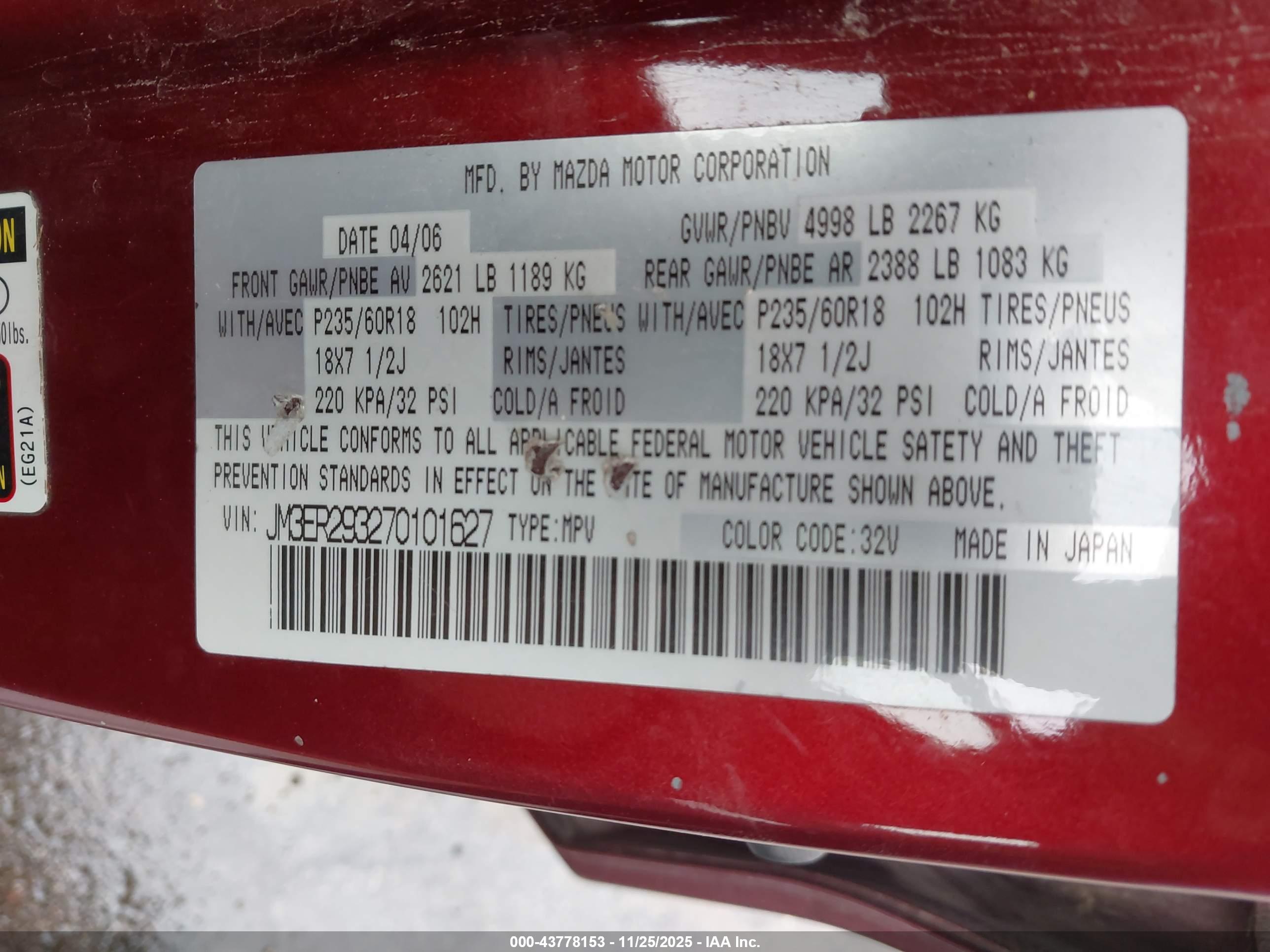 MAZDA CX-7 image 9
