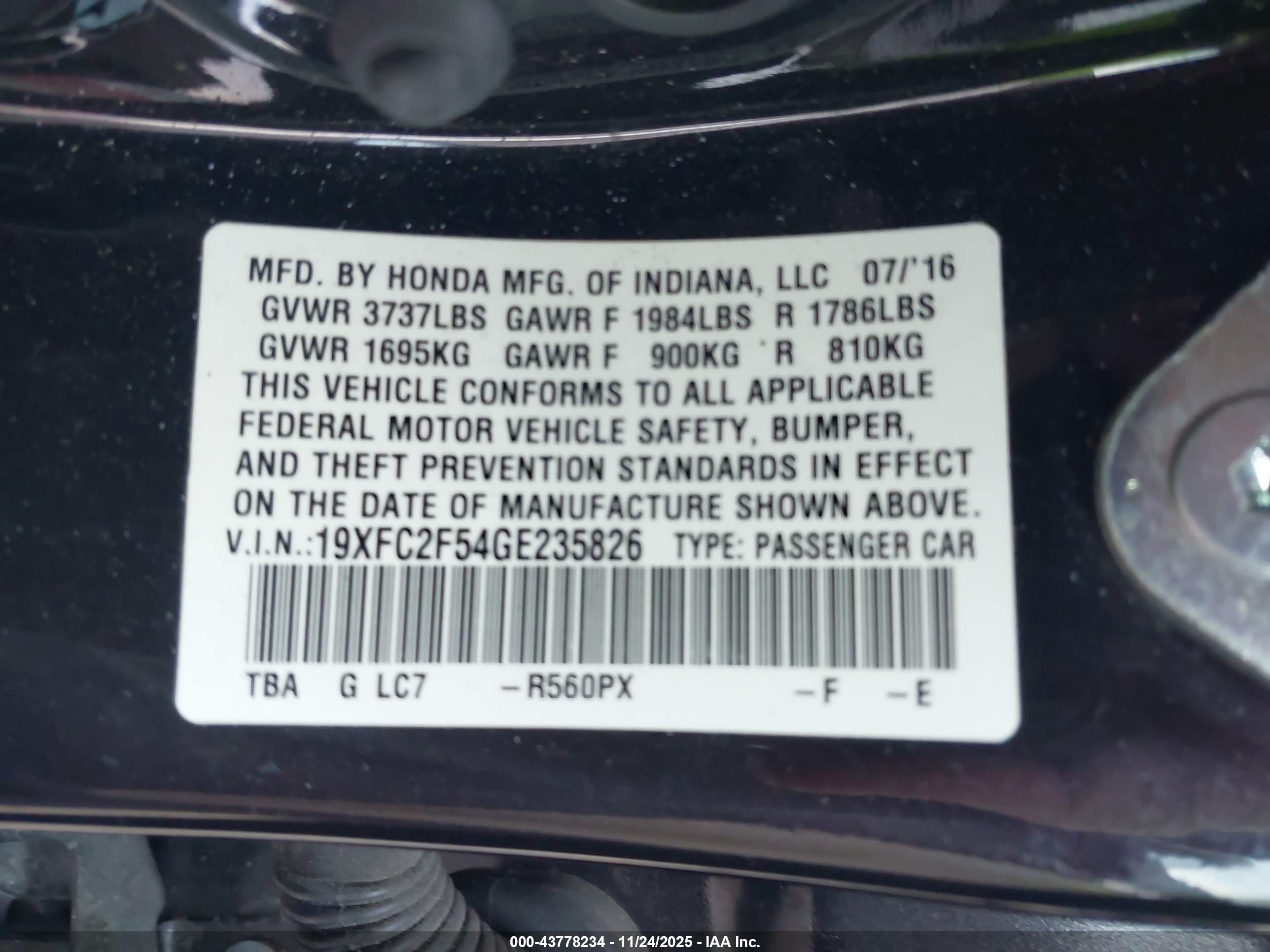 HONDA CIVIC image 9