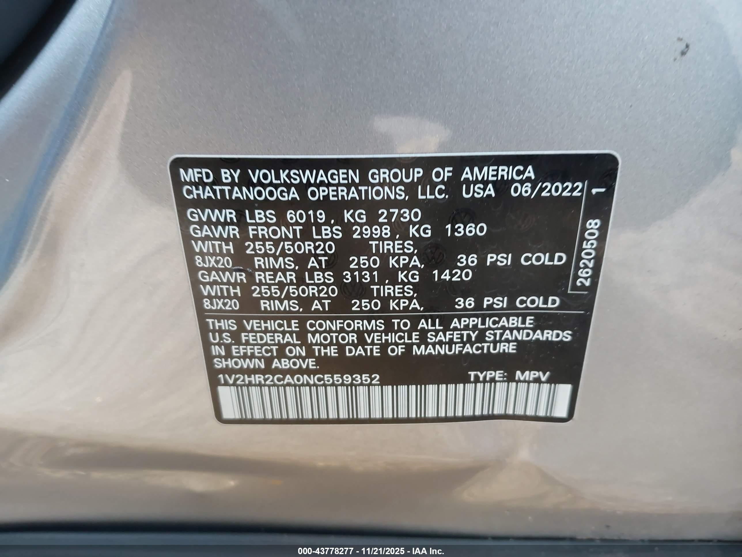 VOLKSWAGEN ATLAS image 9