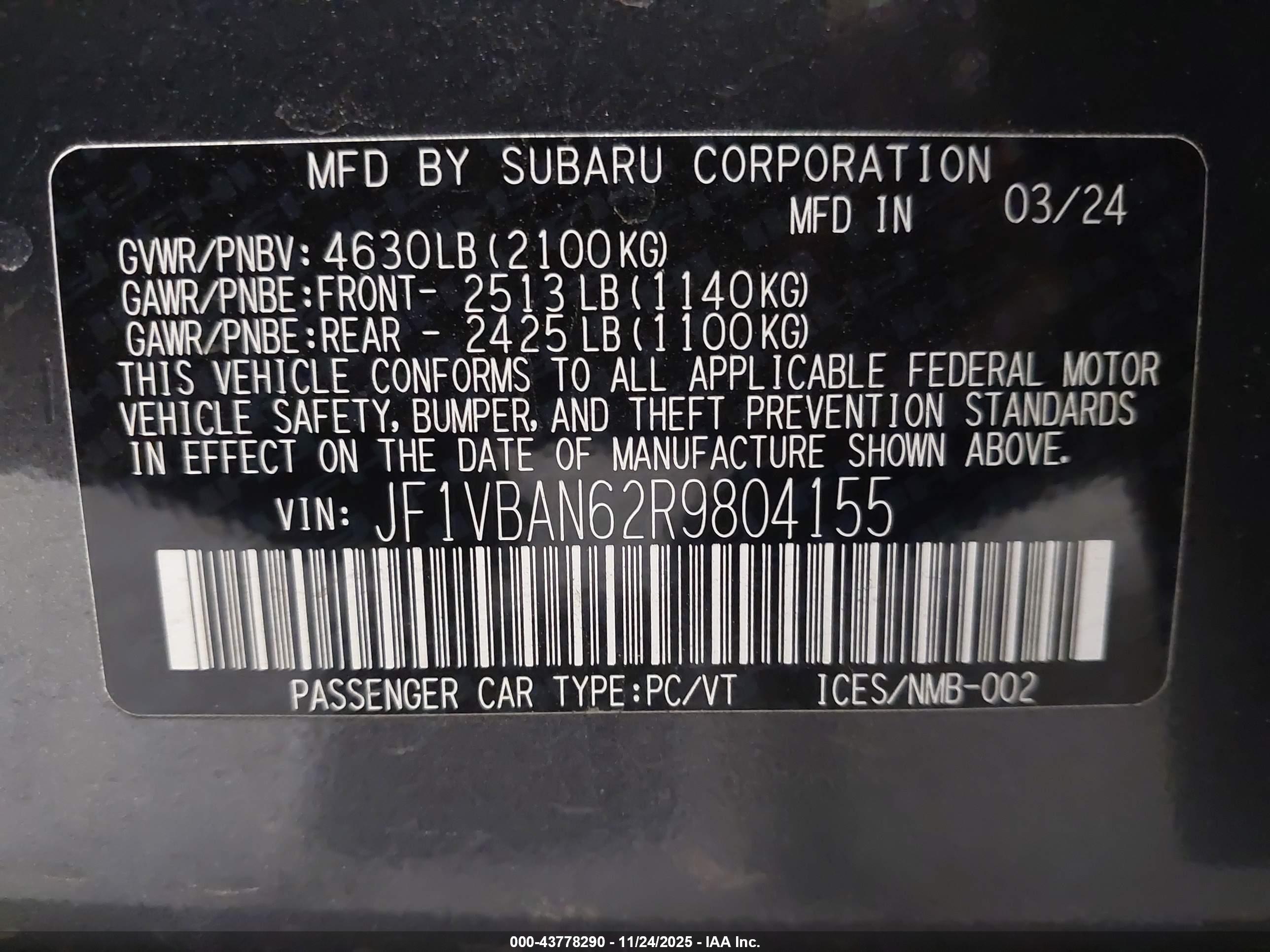 SUBARU WRX image 9