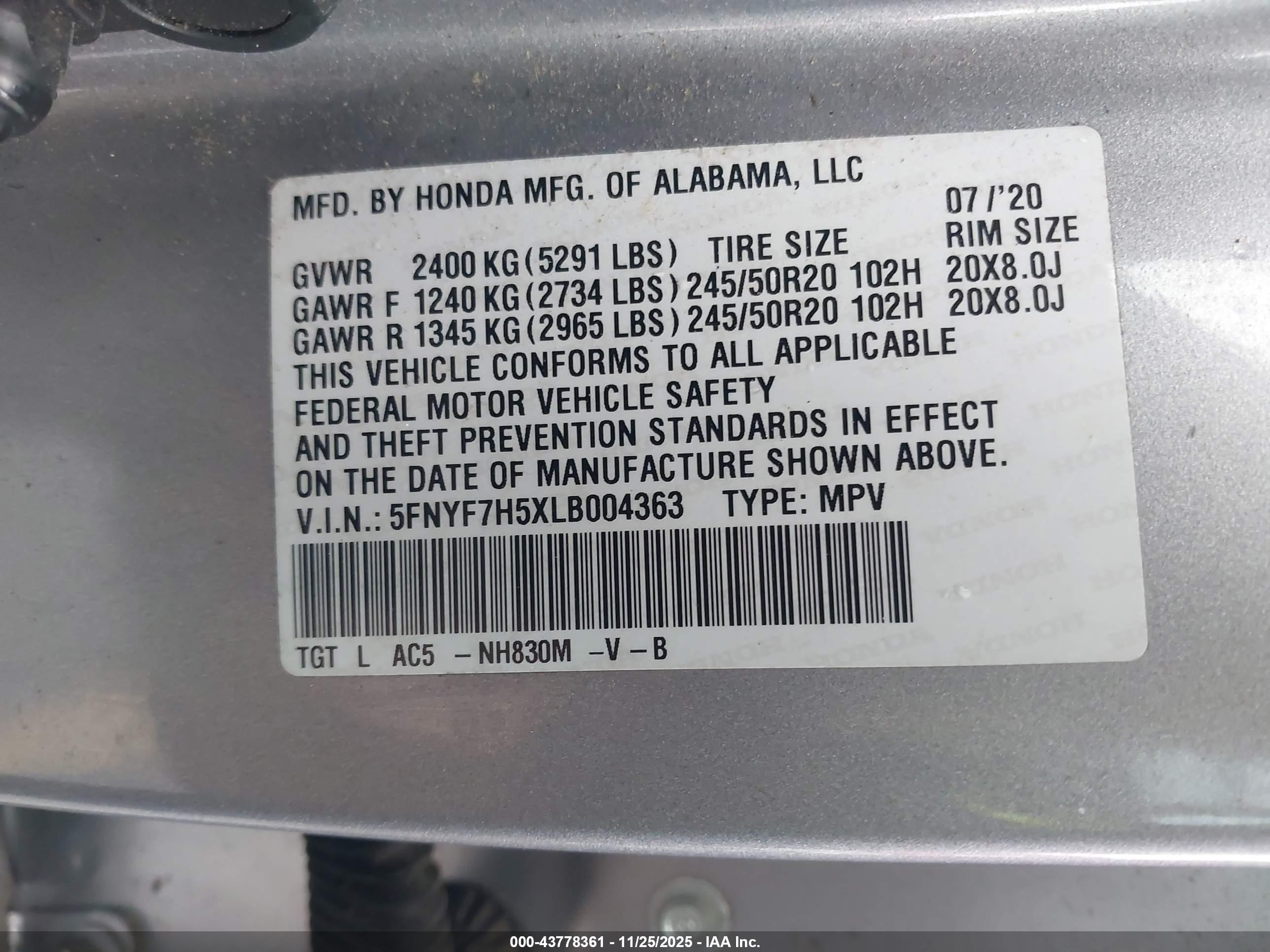 HONDA PASSPORT image 9