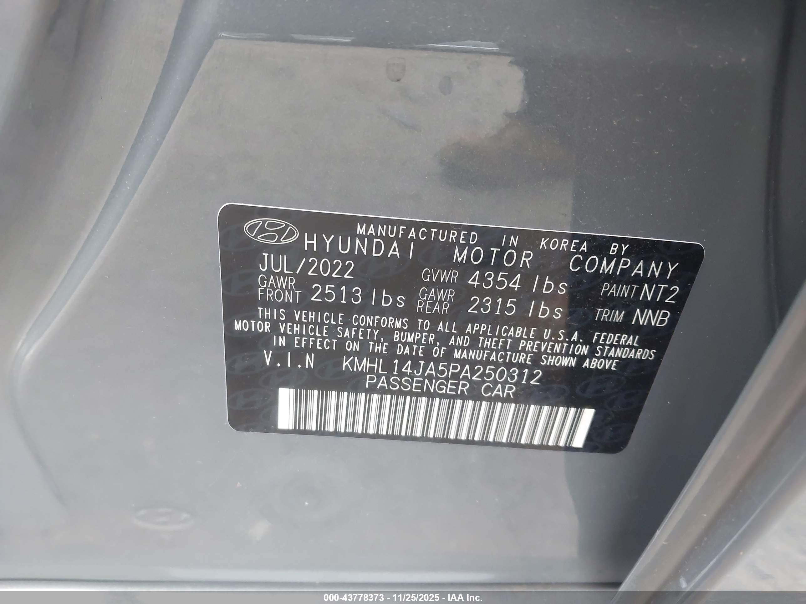 HYUNDAI SONATA image 9